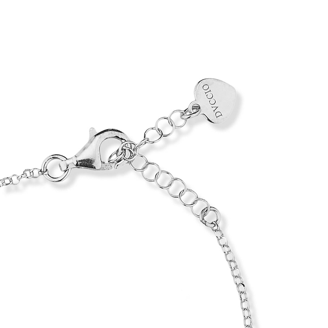 SABA Choker Necklace in 925 Silver Laminated with 24KT Gold and Ovals