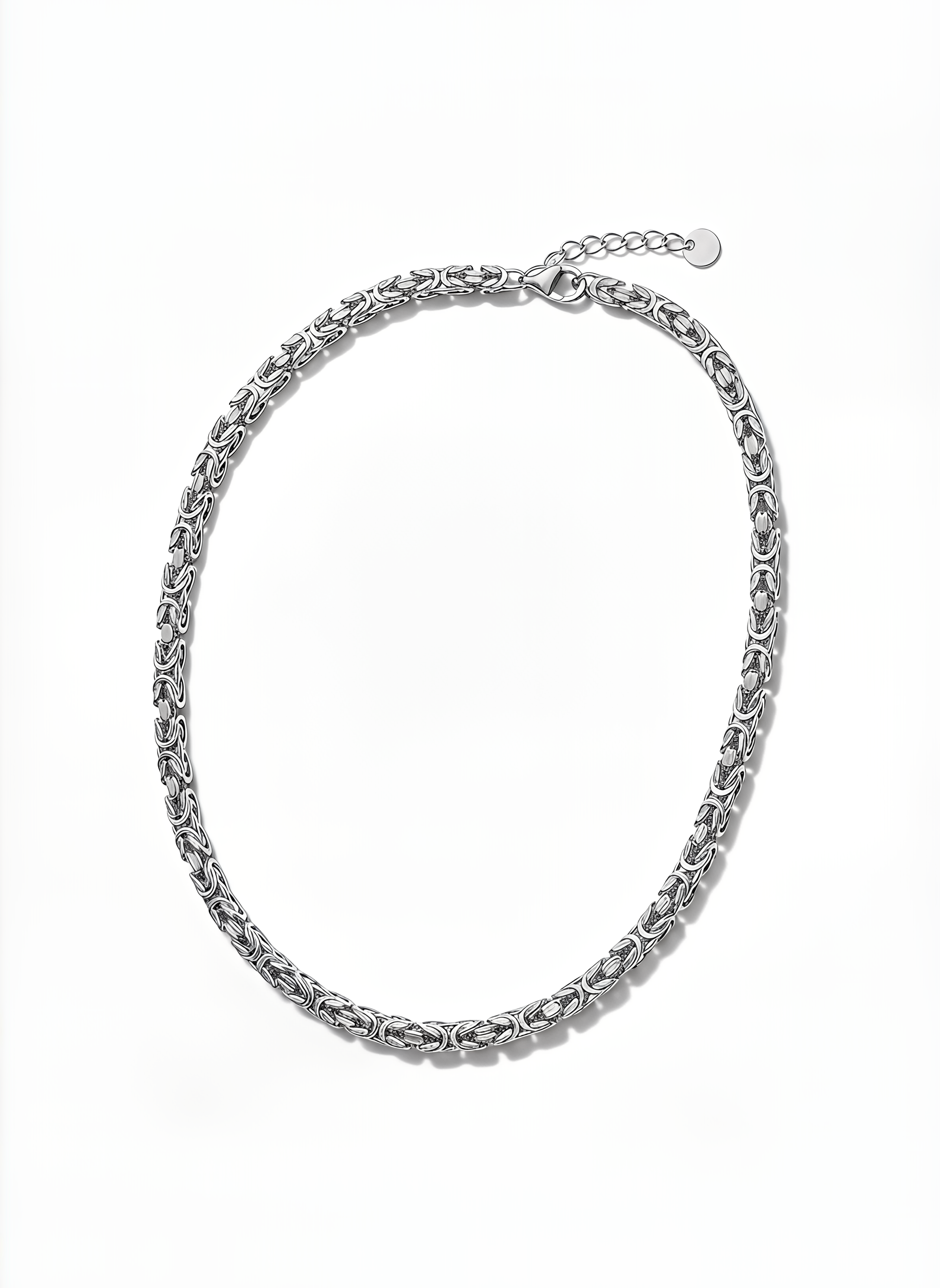 Collana Bizantina Media Dubai Argento 925 Placcata Oro 24KT