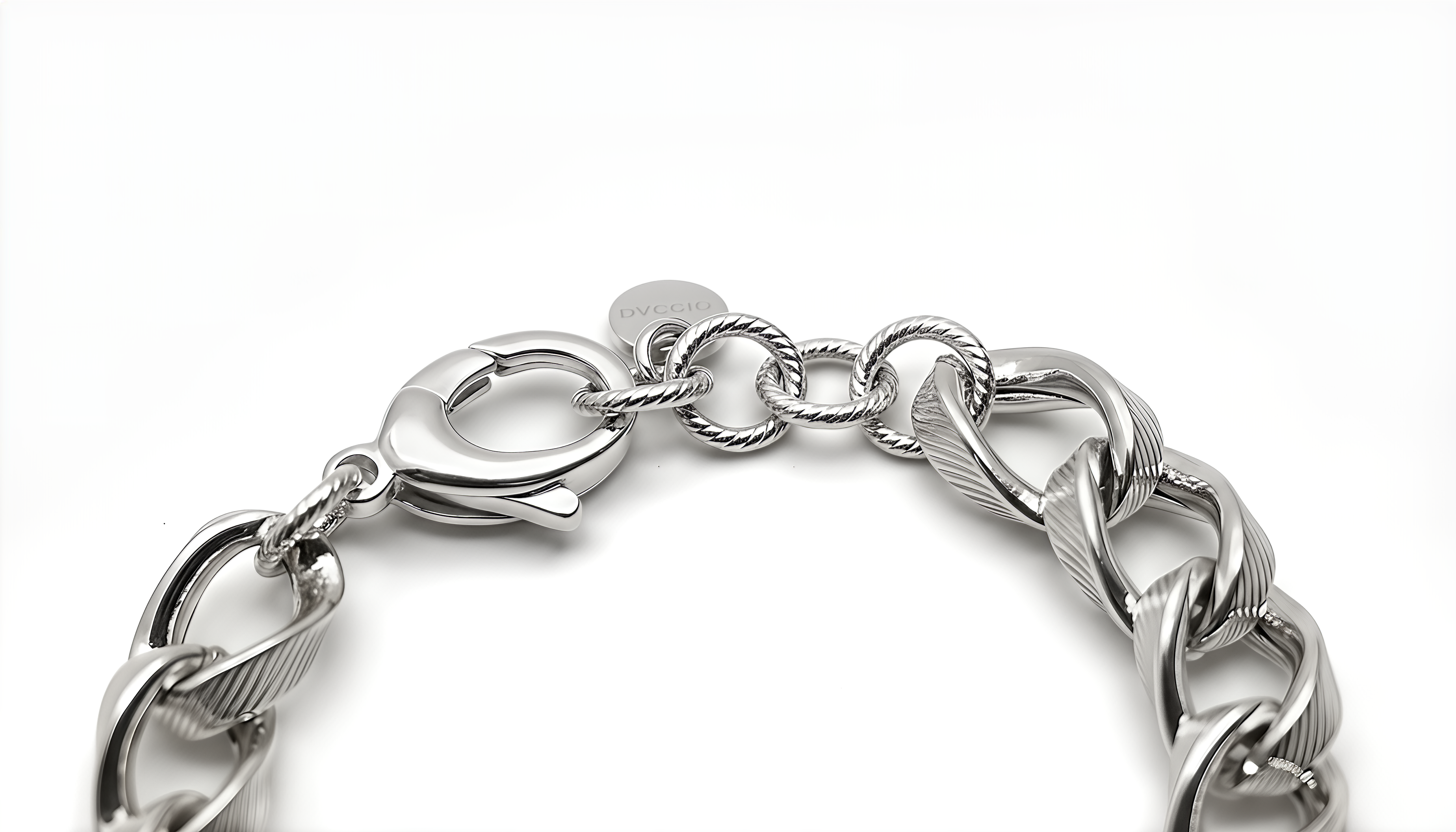 Dubai Bracelet 925 Silver Plated 24KT Gold