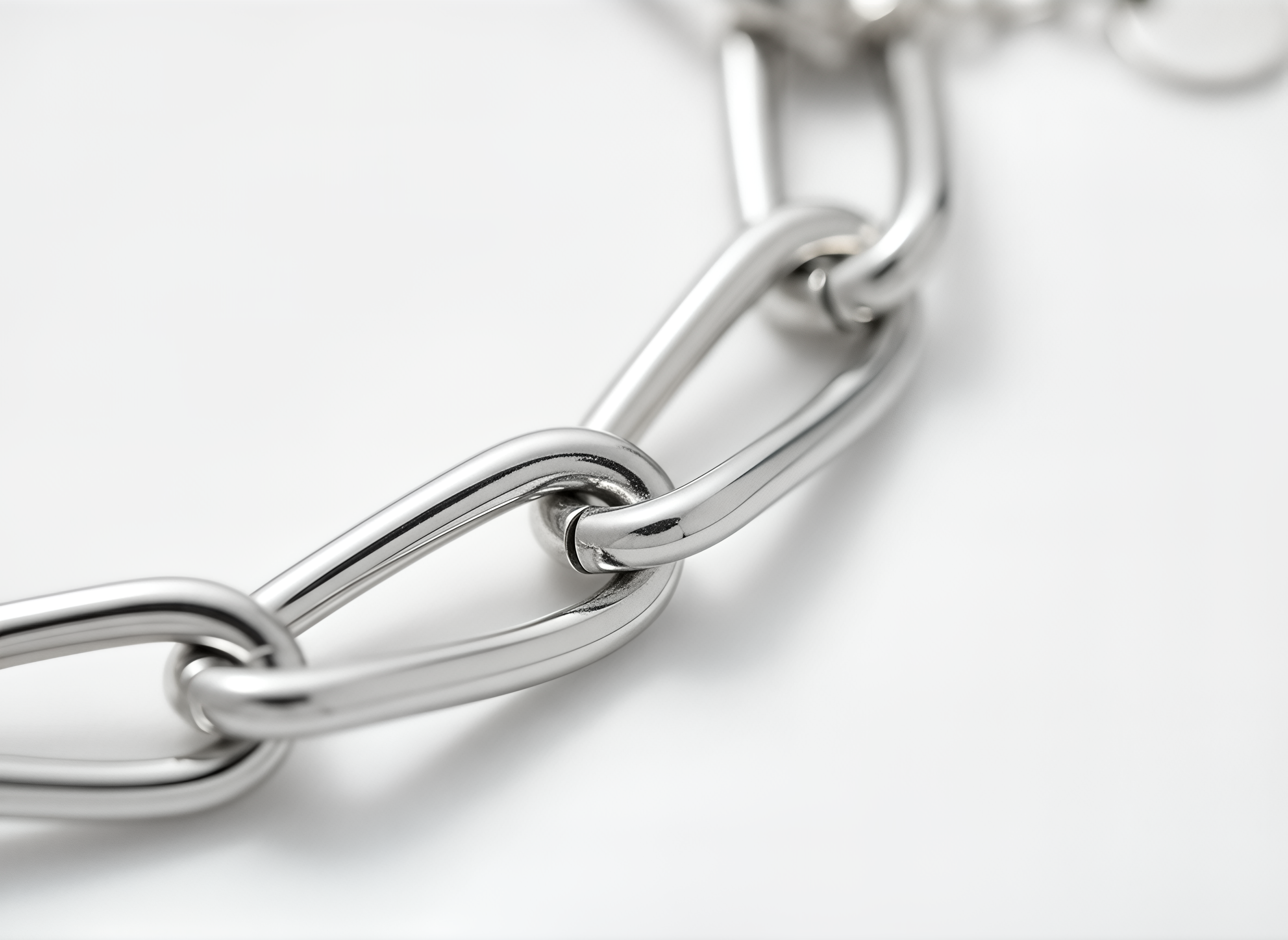 24KT Gold Plated 925 Silver Dubai Oval Chain Bracelet