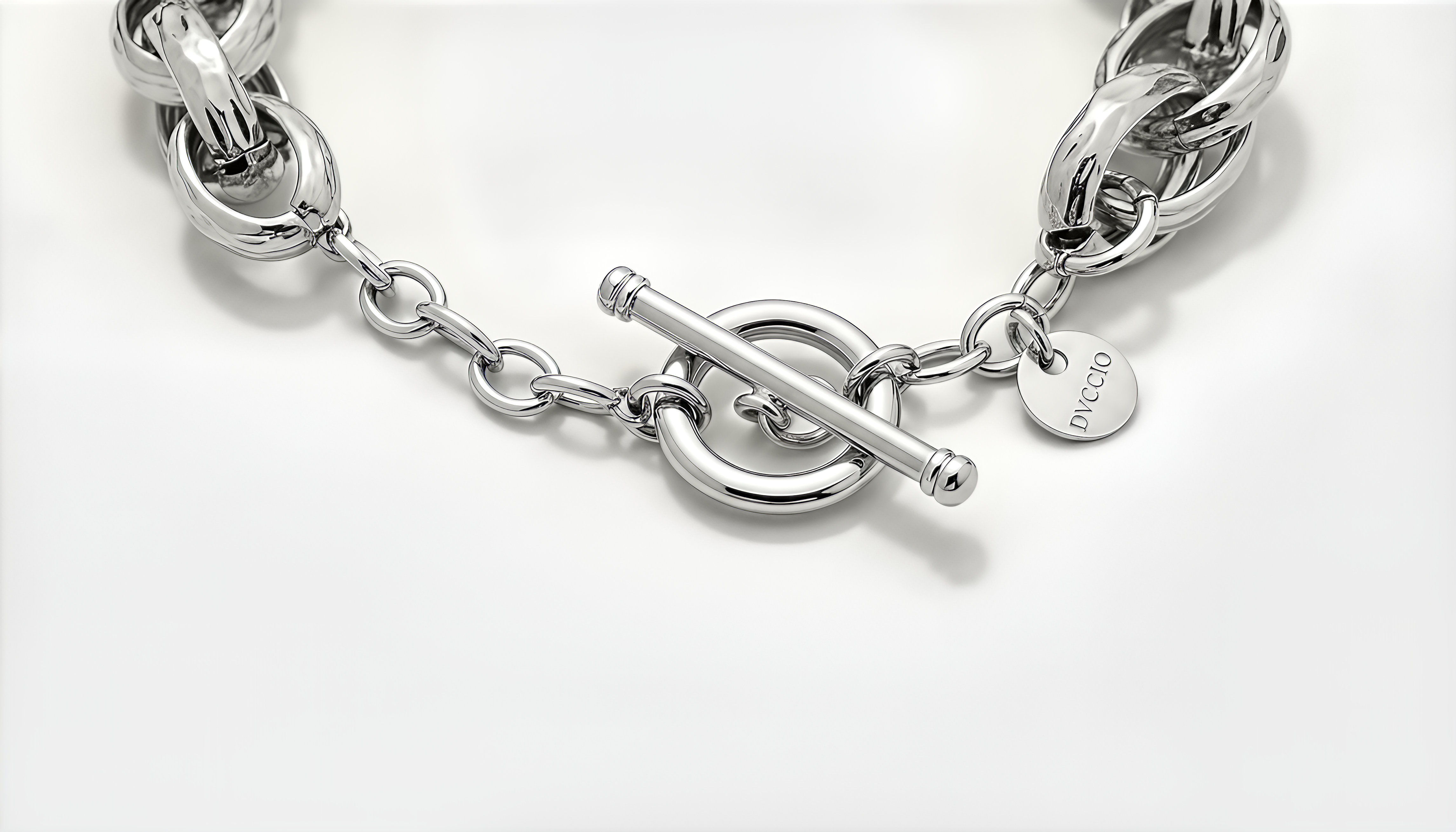 925 Sterling Silver 24KT Gold Plated Dubai Braided Chain Bracelet