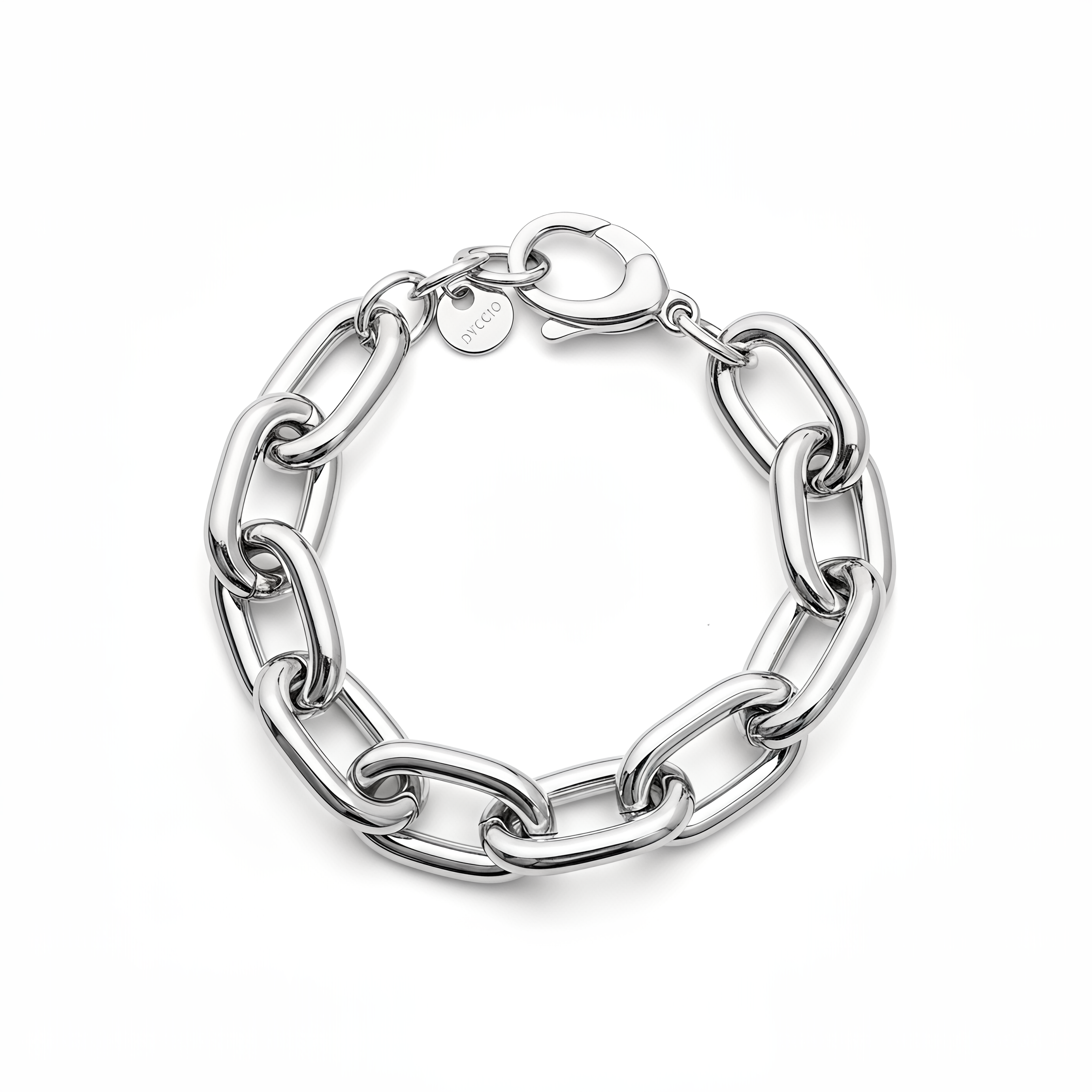 925 Silver Dubai Chain Bracelet with 24KT Gold Plated