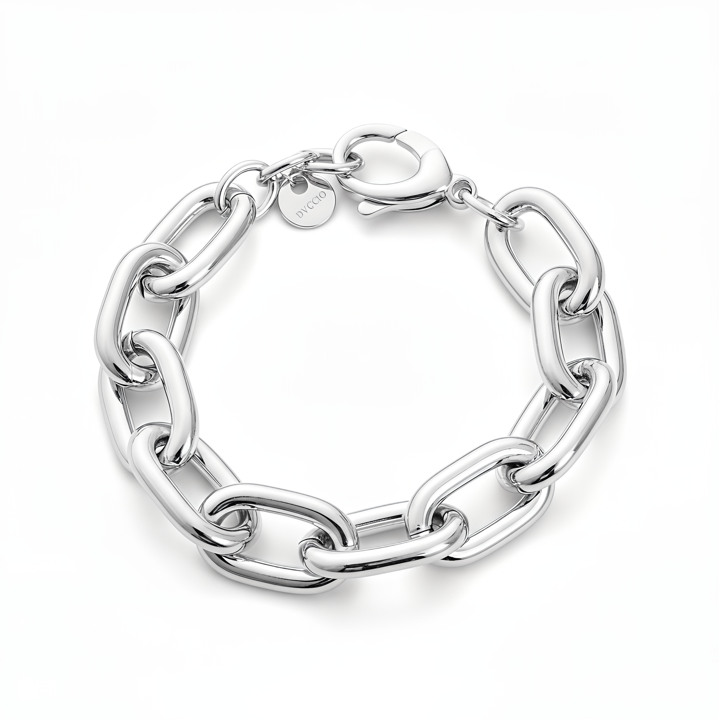 Bracciale Catena DVCCIO in Argento 925 Laminato Oro 24KT