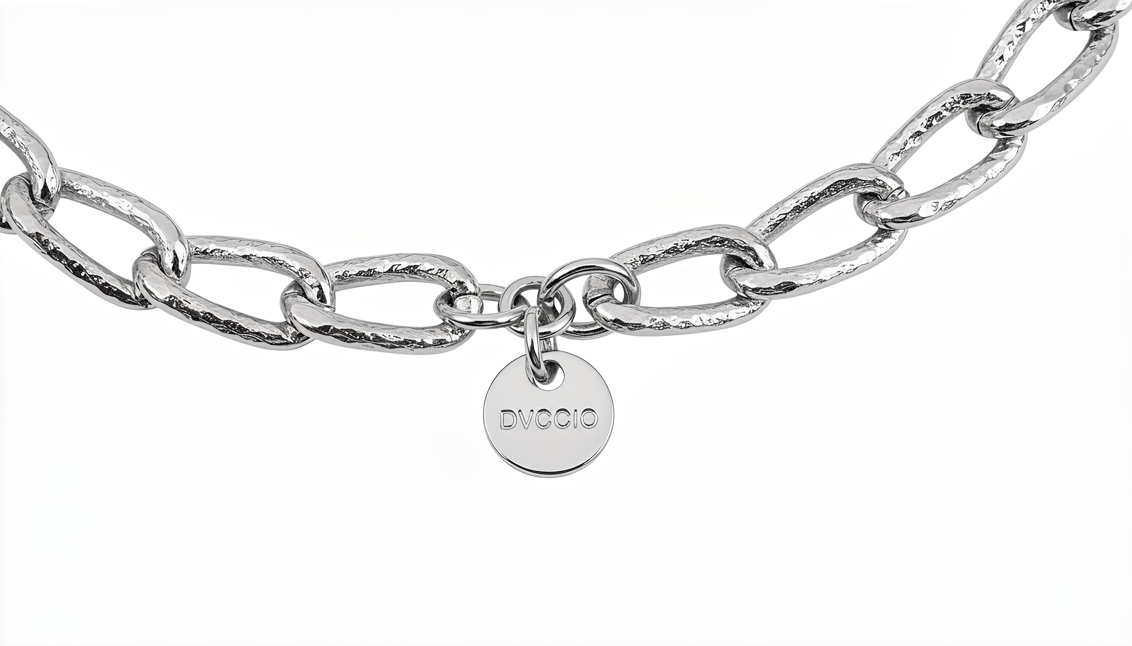 24KT Gold Plated 925 Silver Dubai Oval Chain Necklace