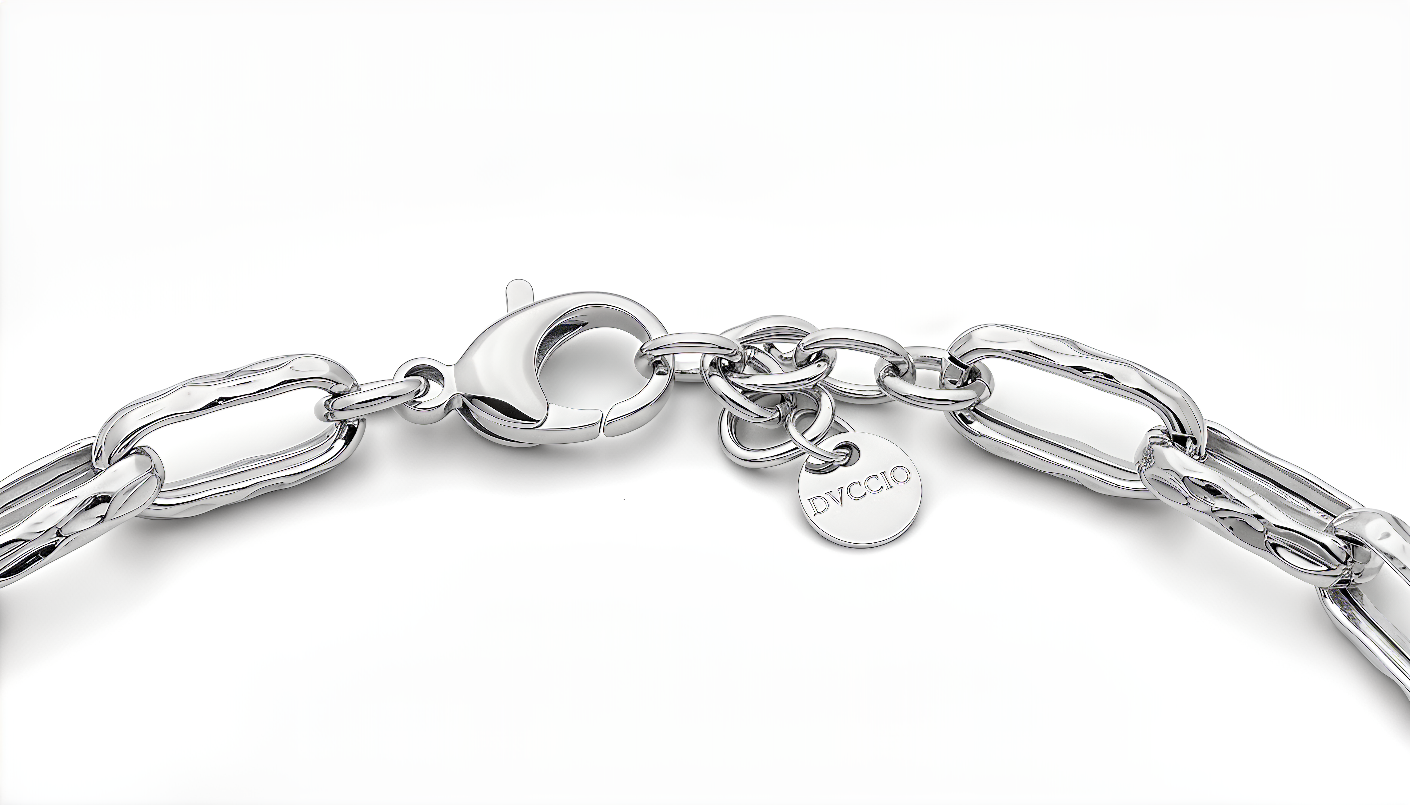 925 Silver Dubai Chain Necklace with 24KT Gold Plated