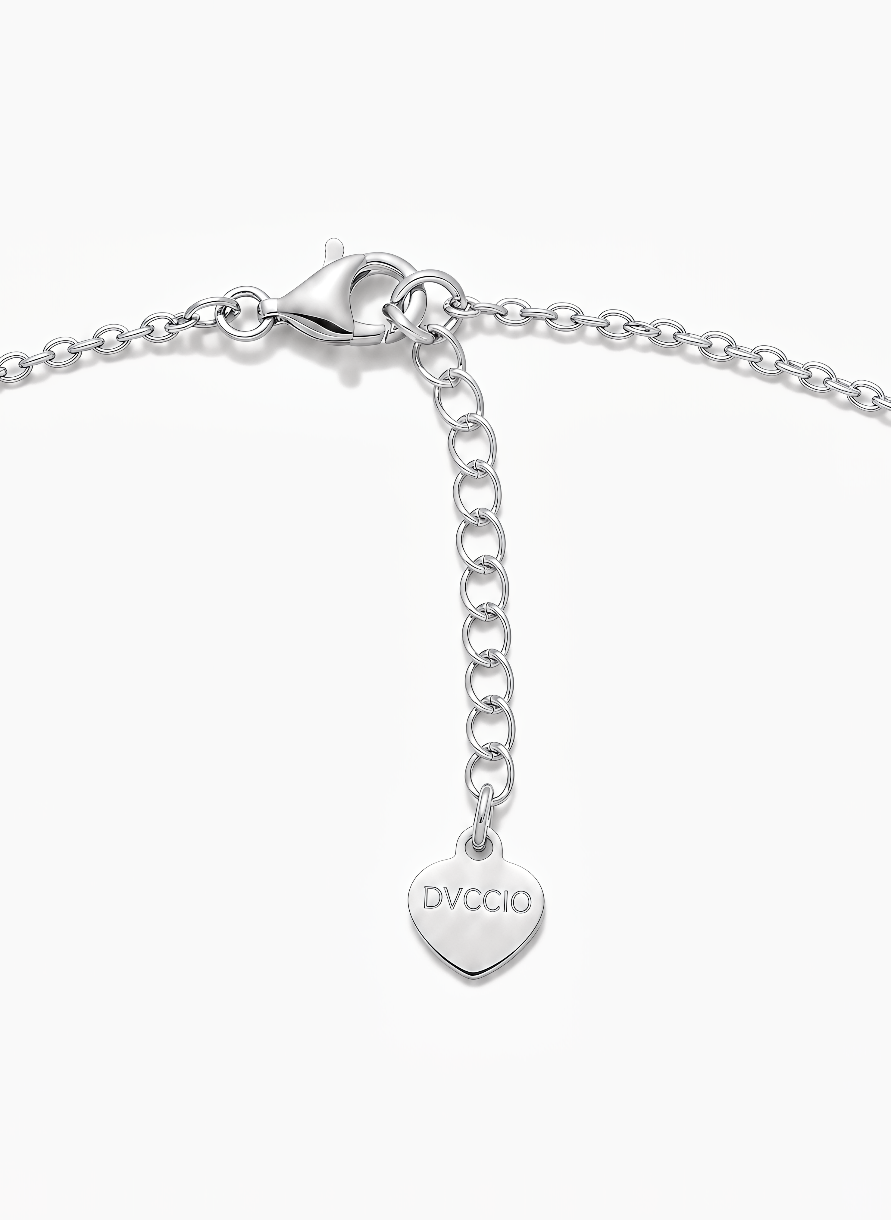 Collana Cuori con Cristalli e Sfere Chérie Argento 925 Placcata Oro 24KT