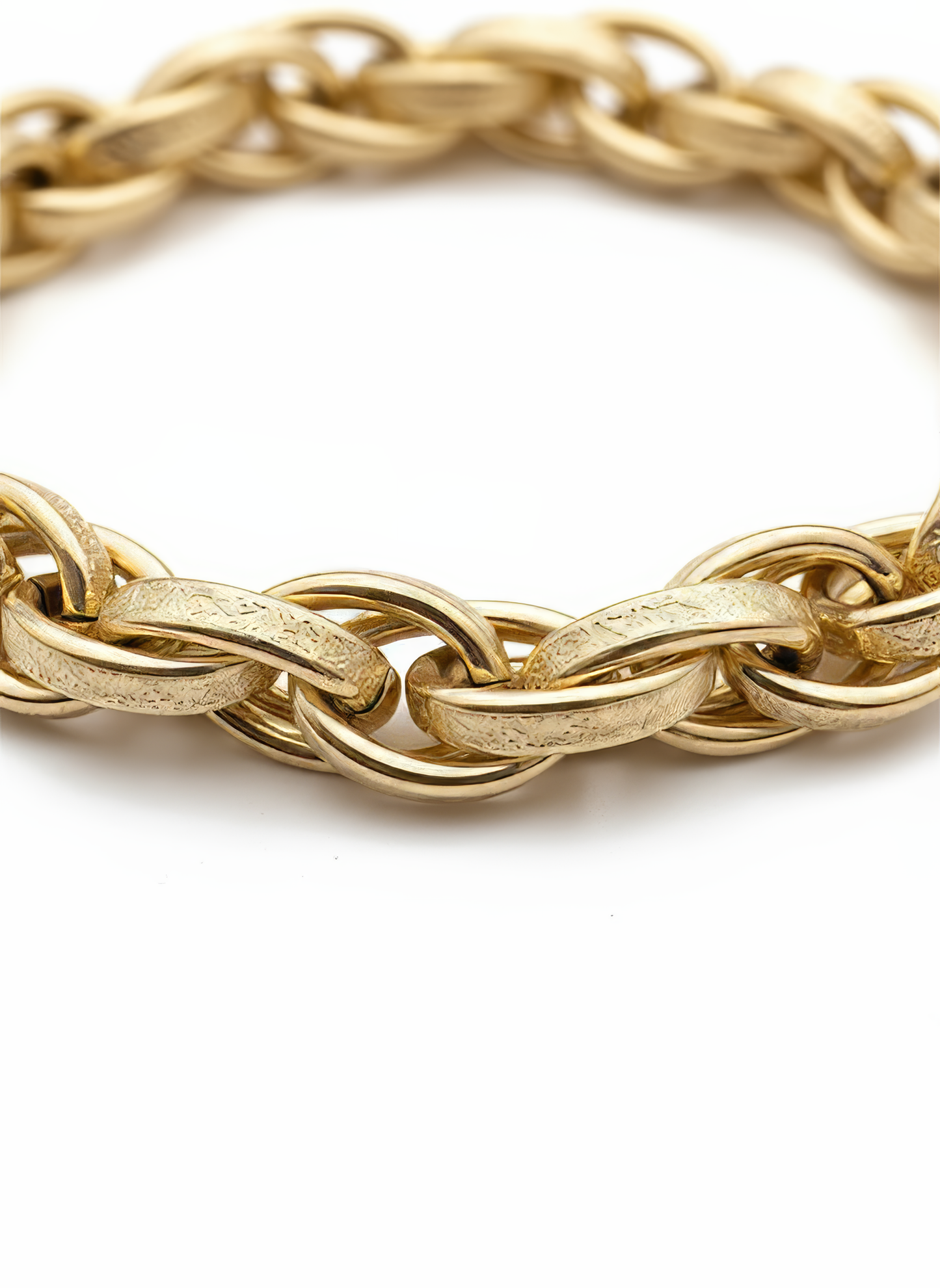 Bracciale Dubai in Argento 925 Laminato Oro 24KT