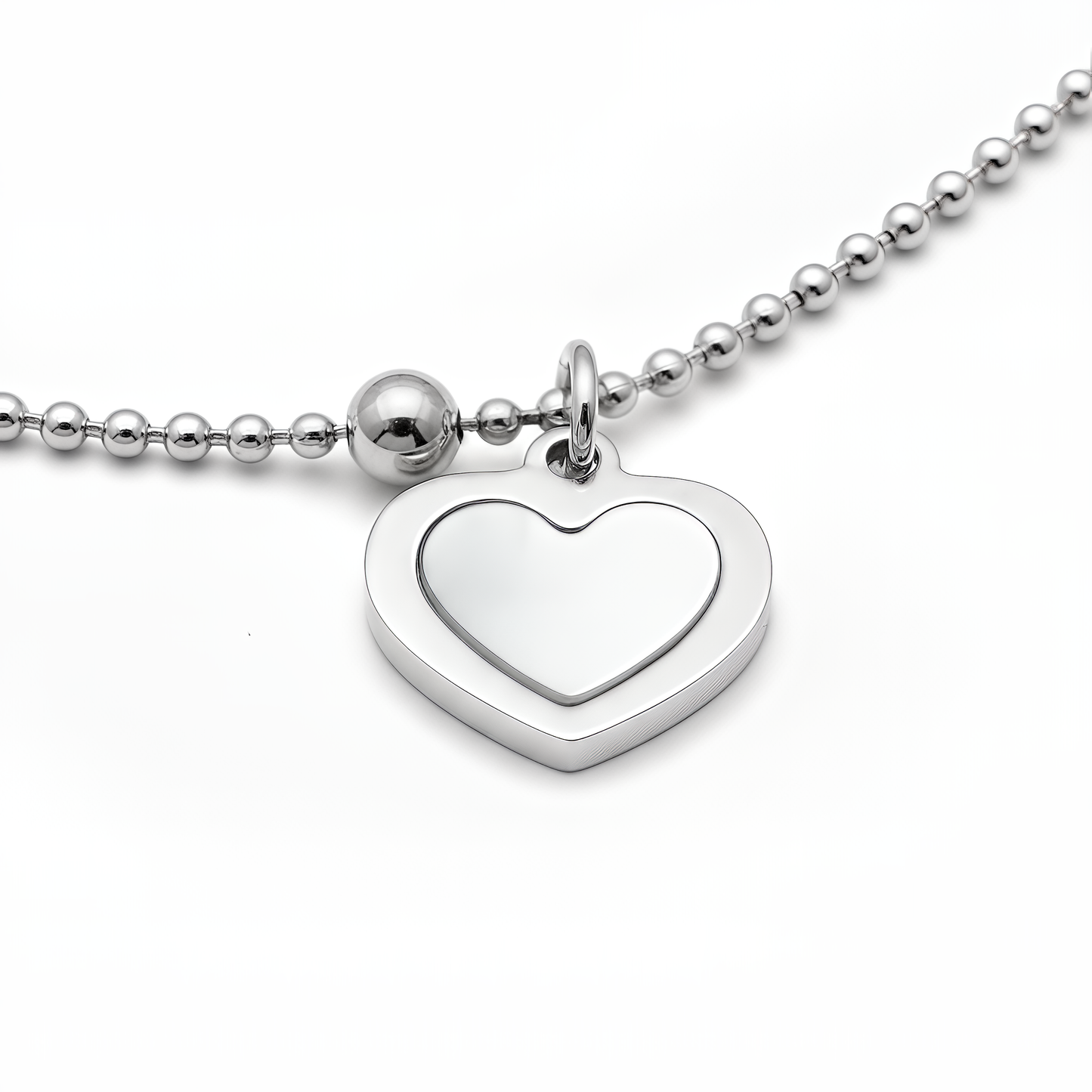 Bracciale Cuore VIBES in Argento 925 Laminato in Oro 24KT con perle