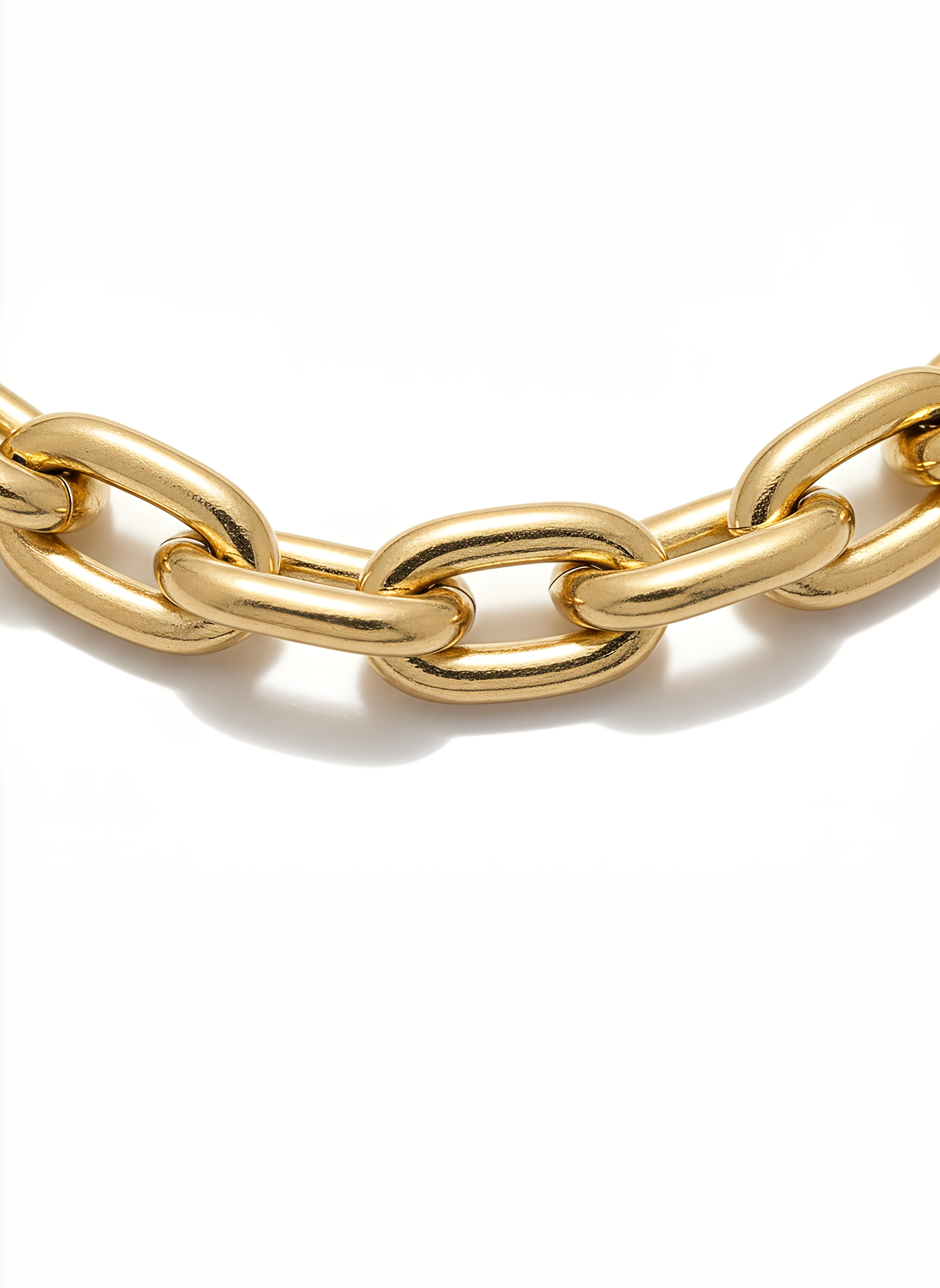 Collana a Catena Dubai Argento 925 Placcata Oro 24KT