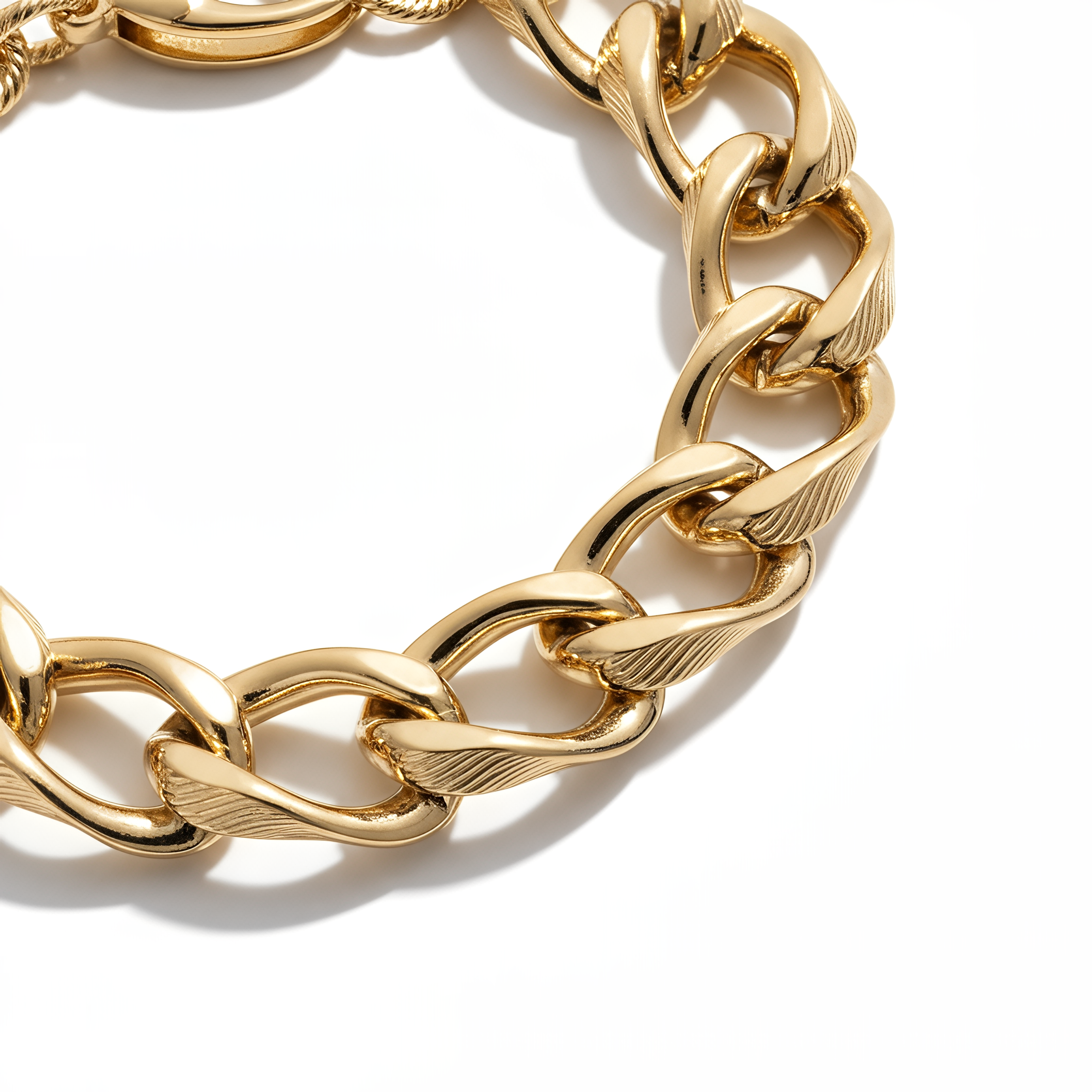 Dubai Bracelet 925 Silver Plated 24KT Gold