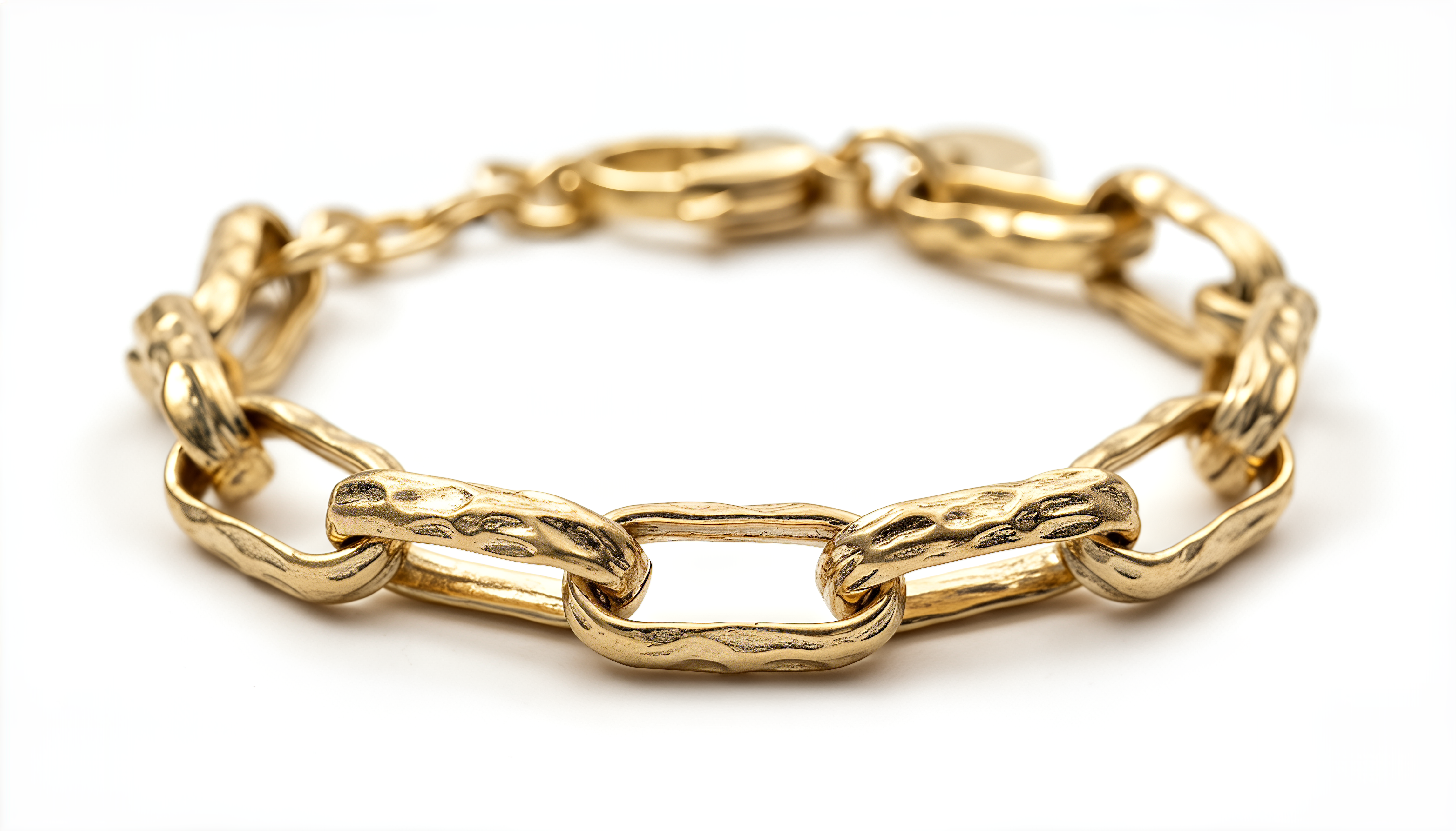 24KT Gold Plated 925 Silver Dubai Chain Bracelet