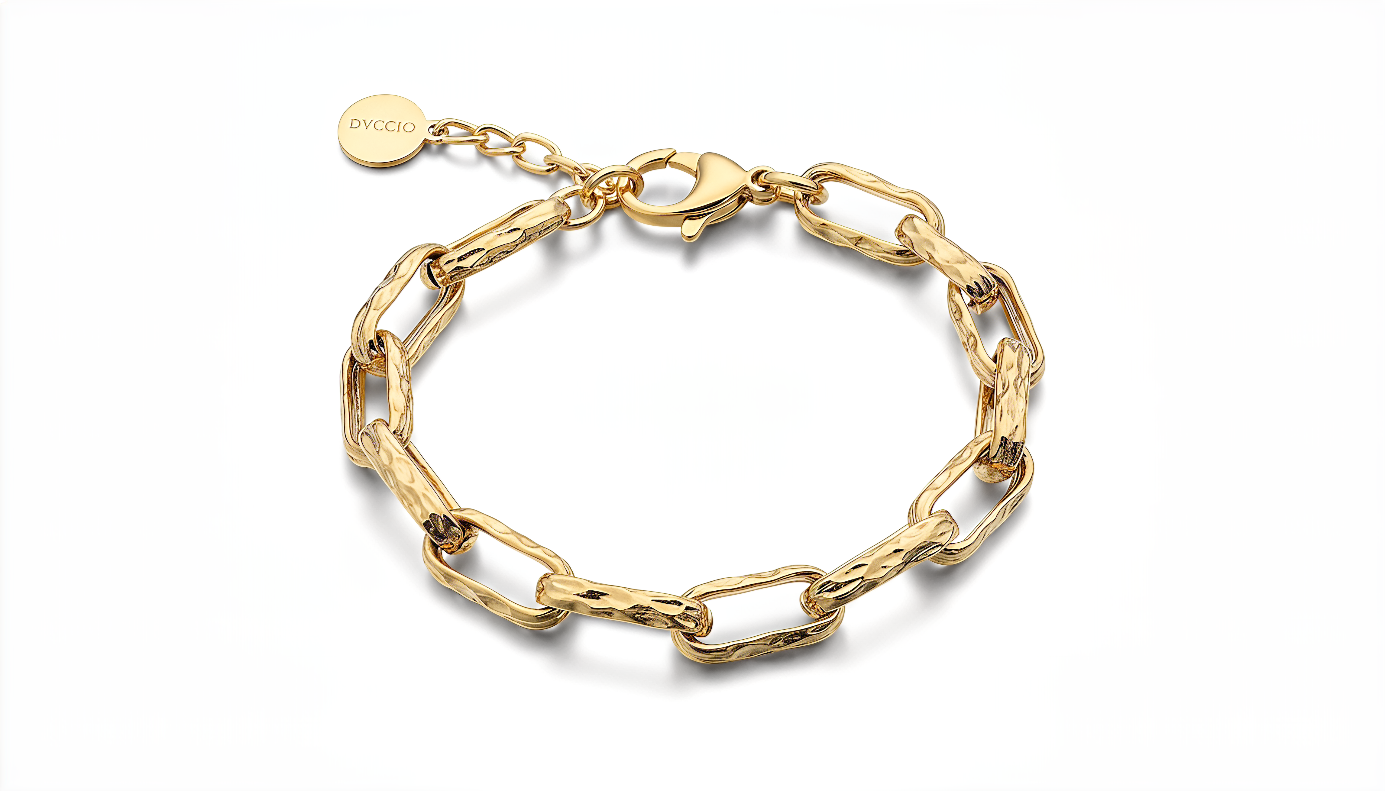 24KT Gold Plated 925 Silver Dubai Chain Bracelet