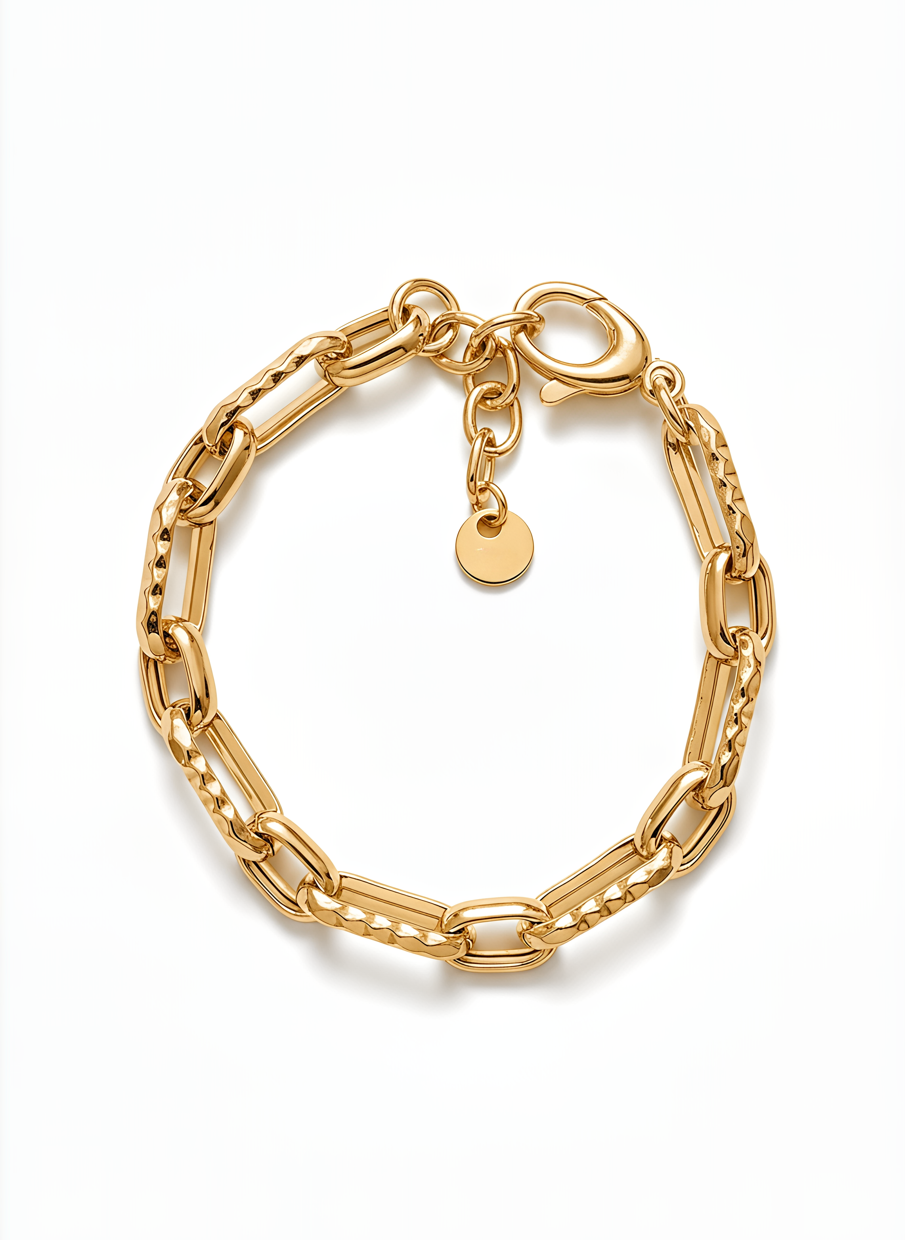 Bracciale Catena DVCCIO in Argento 925 Laminato Oro 24KT