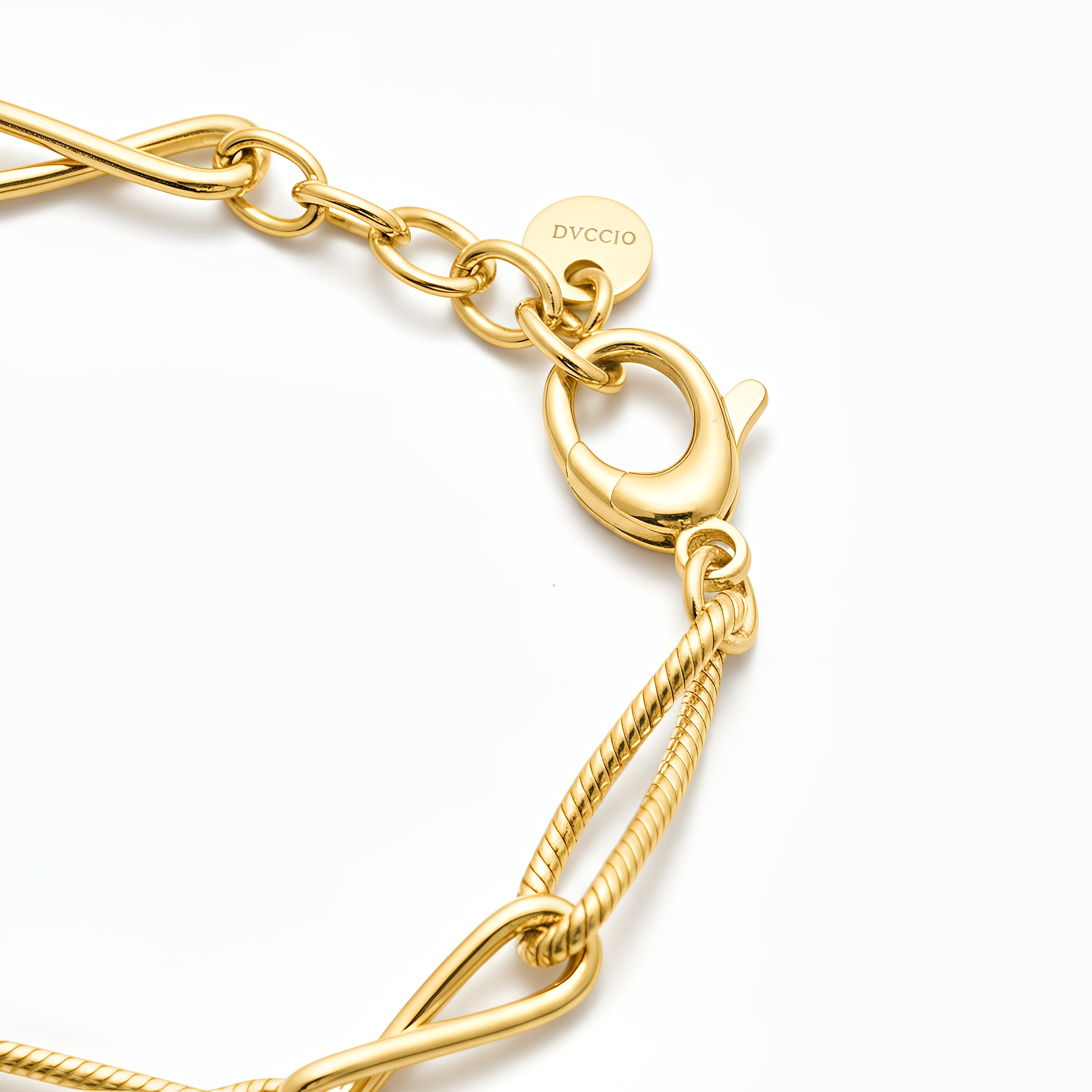 Dubai Infinity Bracelet 925 Silver 24KT Gold Plated