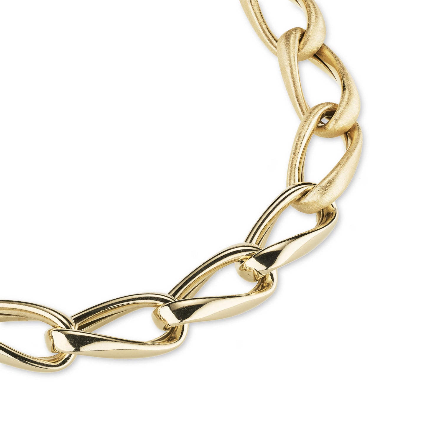Collana Divina Catena in Argento 925 Laminato in Oro 24KT – Stile Iconico
