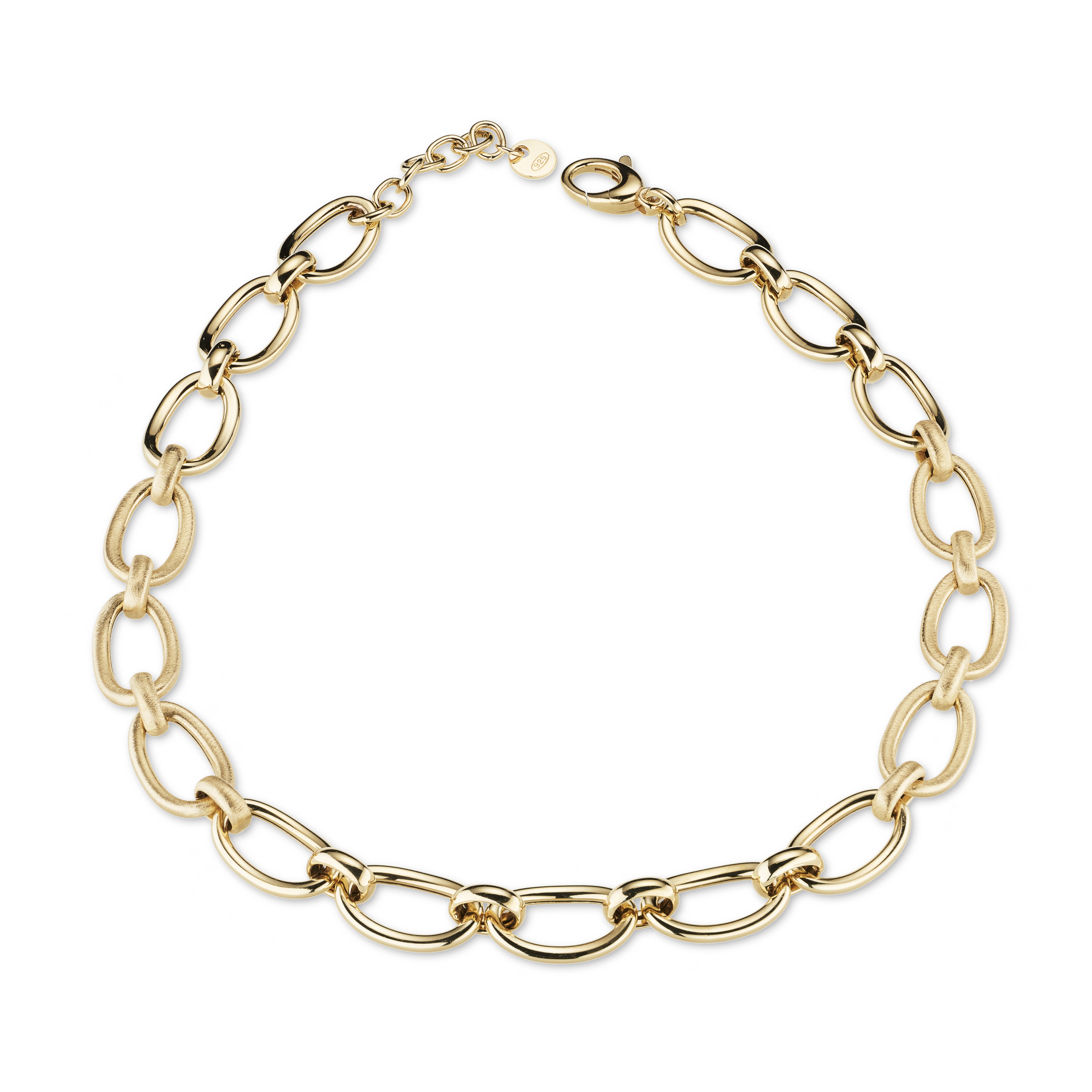 Collana Divina Donna in Argento 925 Oro 24KT Laminato – Design Elegante