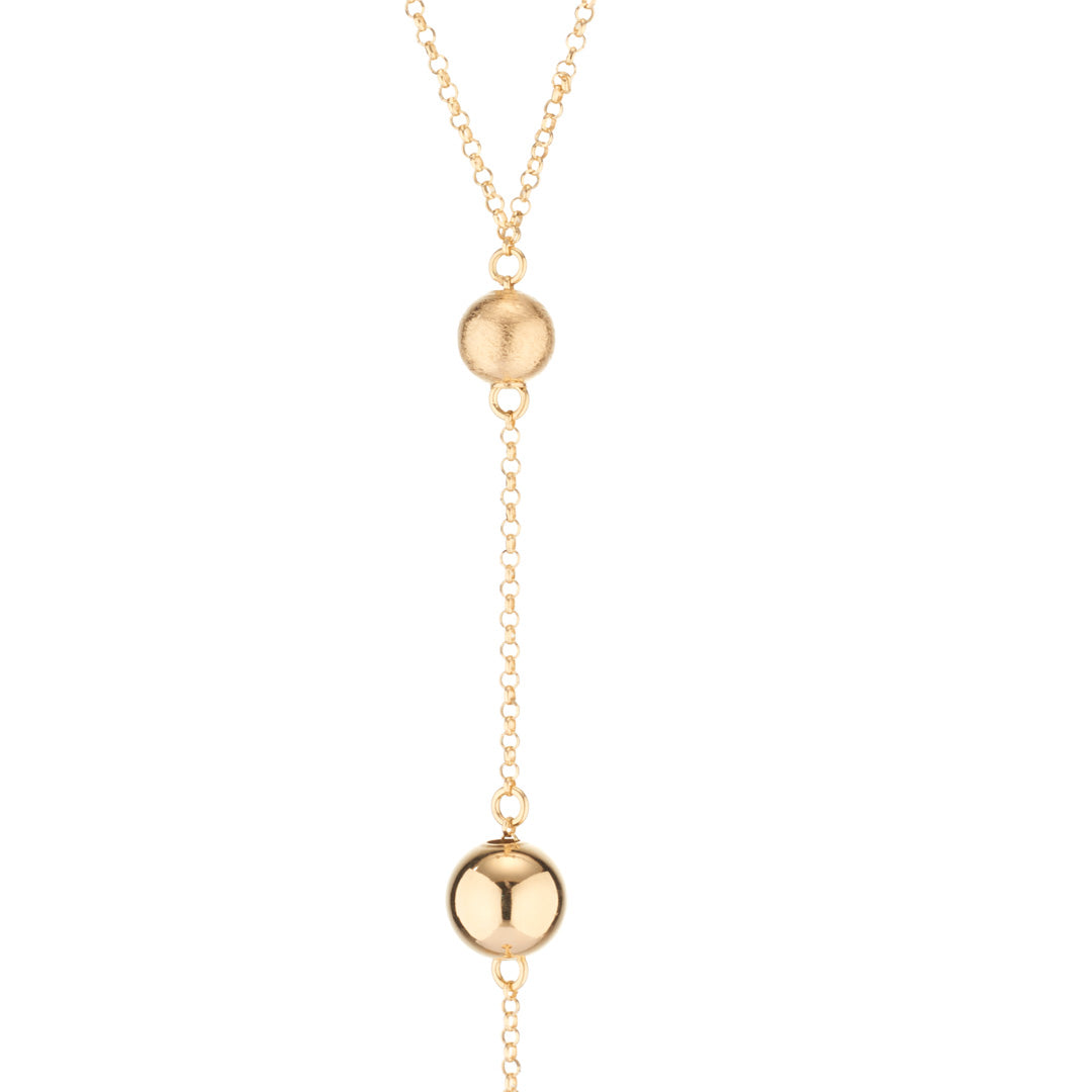 Collana in Argento925 a girocollo pendente placcatura in oro 24kt