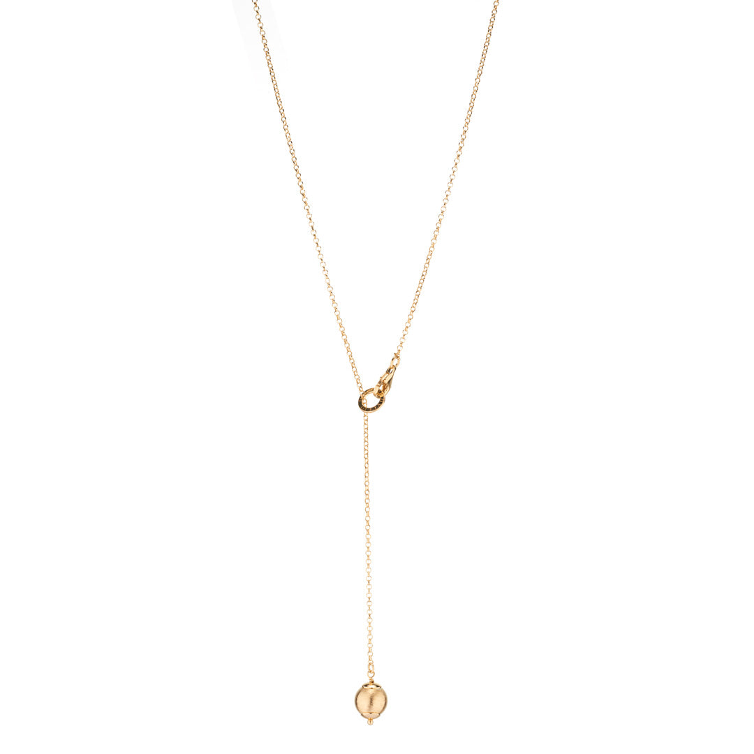 Collana in Argento 925 a girocollo pendente placcatura in Oro 24 KT