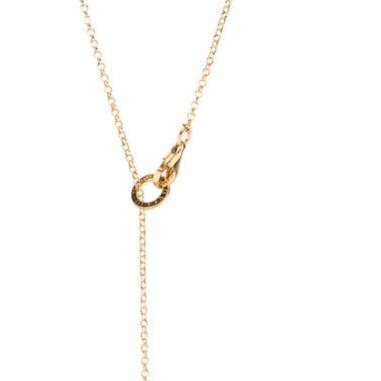 SABA Choker Necklace in 925 Silver Laminated with 24KT Gold and Pendant
