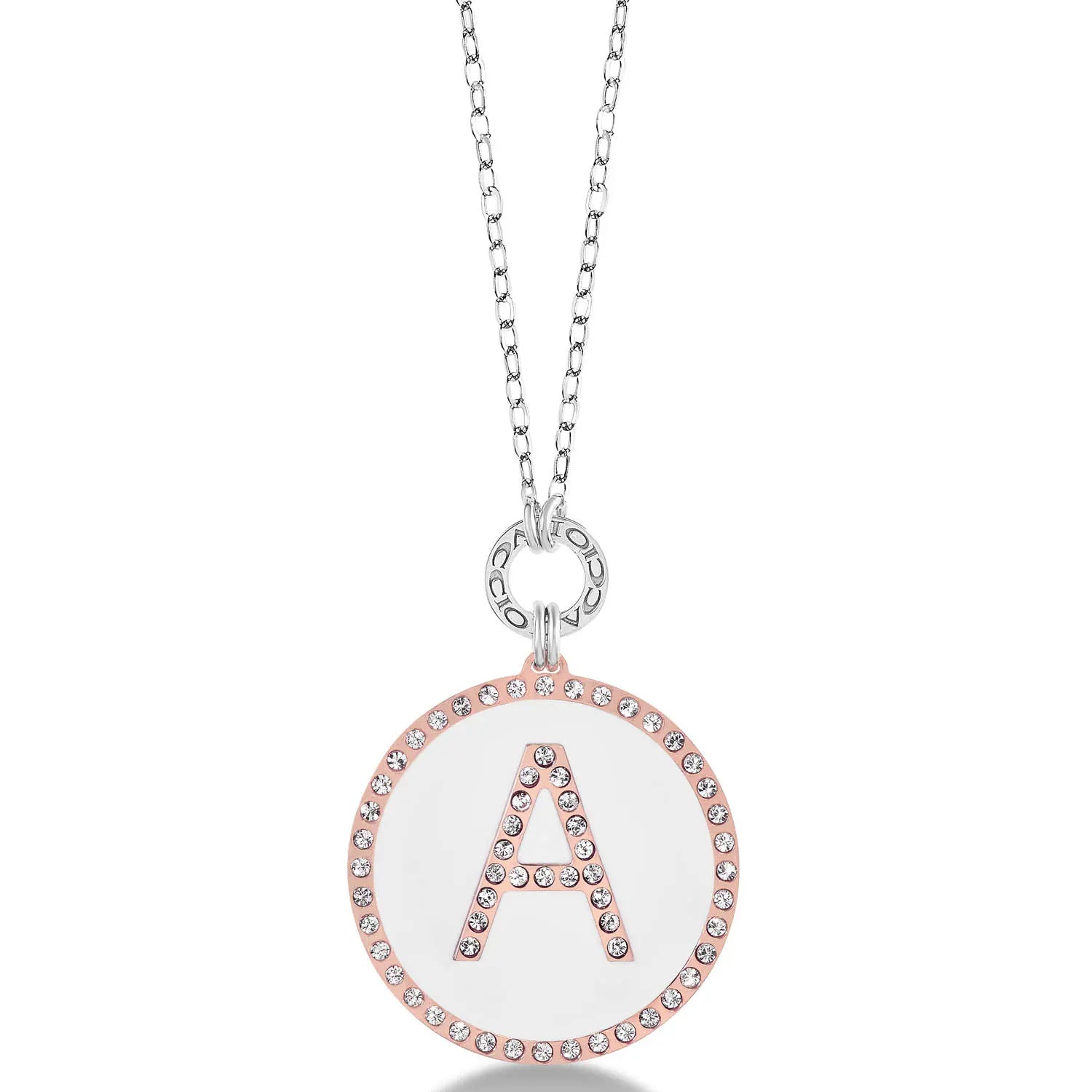 Collana lunga in argento 925 MY Letters