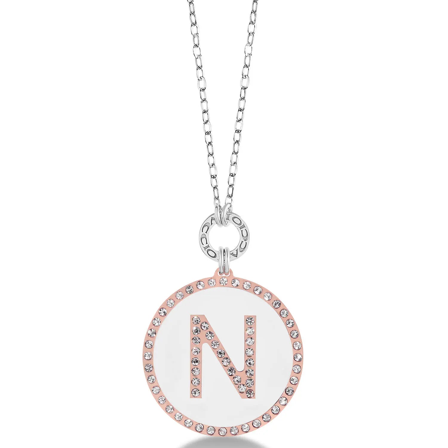 Collana lunga in argento 925 MY Letters