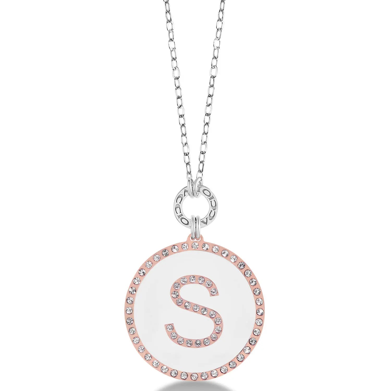 Collana lunga in argento 925 MY Letters