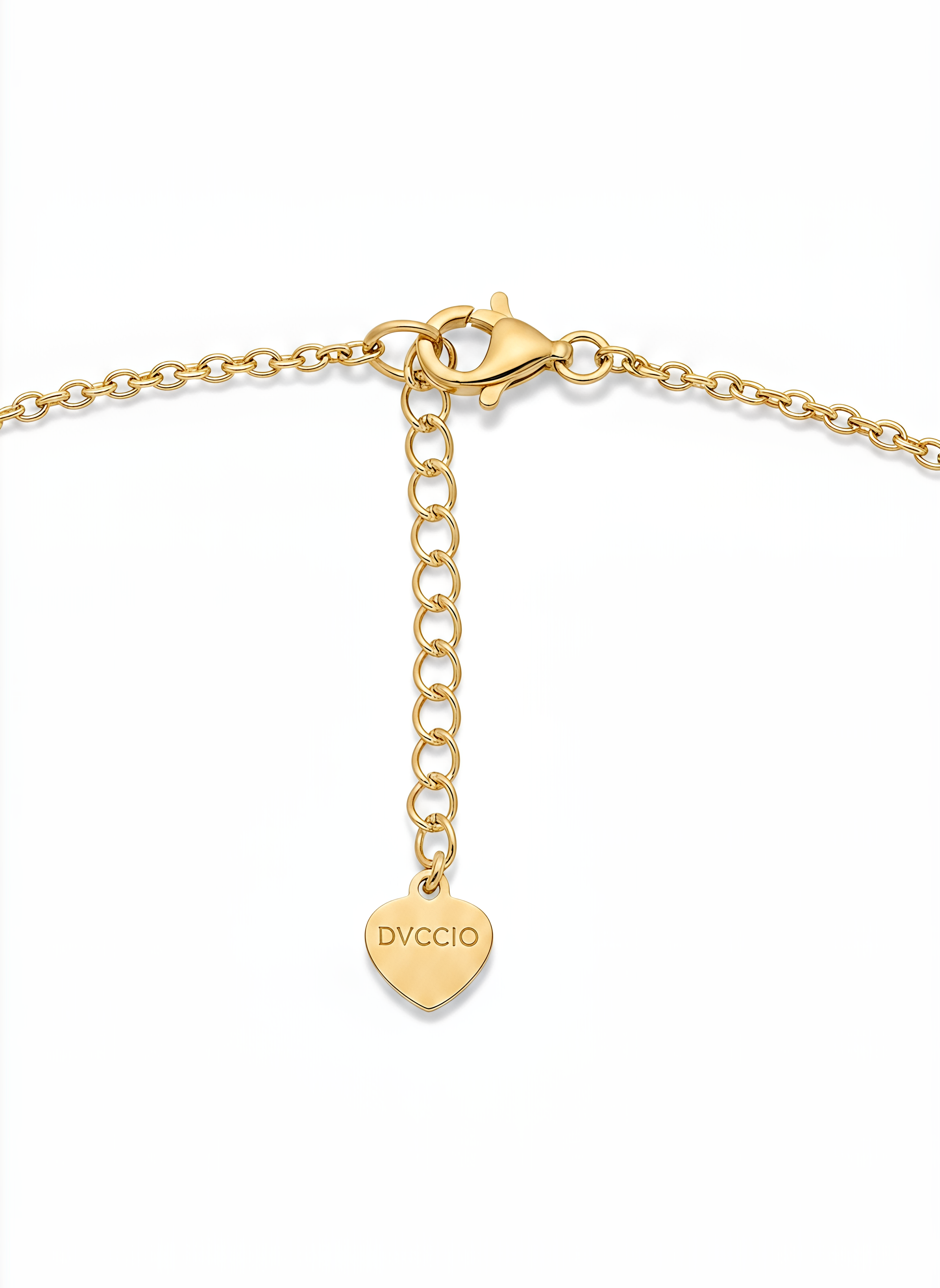 Collana Quadrifoglio con Cristalli e Sfere Chérie Argento 925 Placcata Oro 24KT