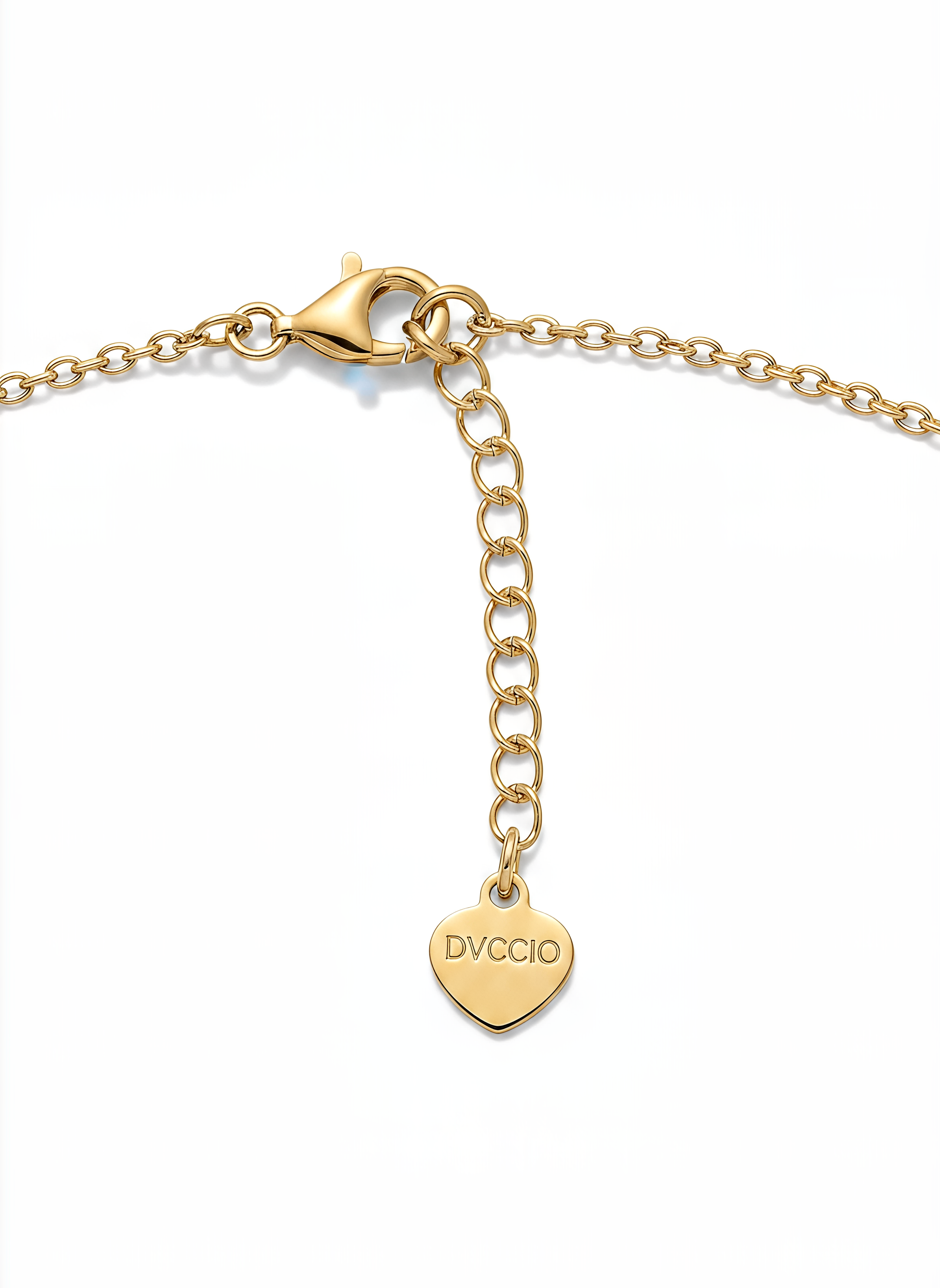 Collana Cuori con Cristalli e Sfere Chérie Argento 925 Placcata Oro 24KT