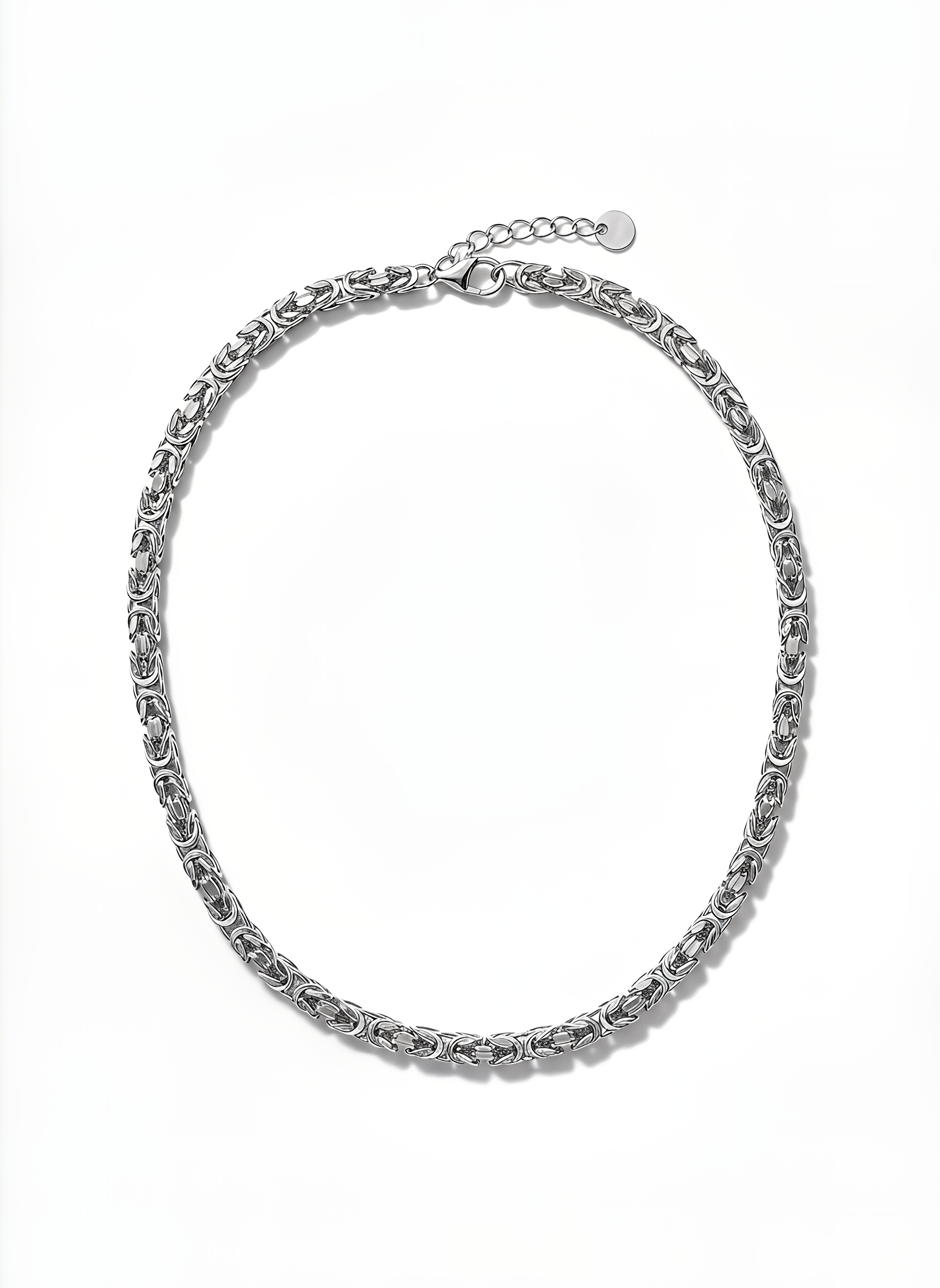 Collana Bizantina Media Dubai Argento 925 Placcata Oro 24KT