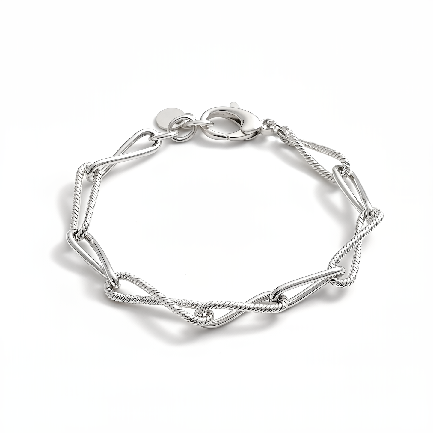 Bracciale Infinito DVCCIO in Argento 925 Laminato Oro 24KT