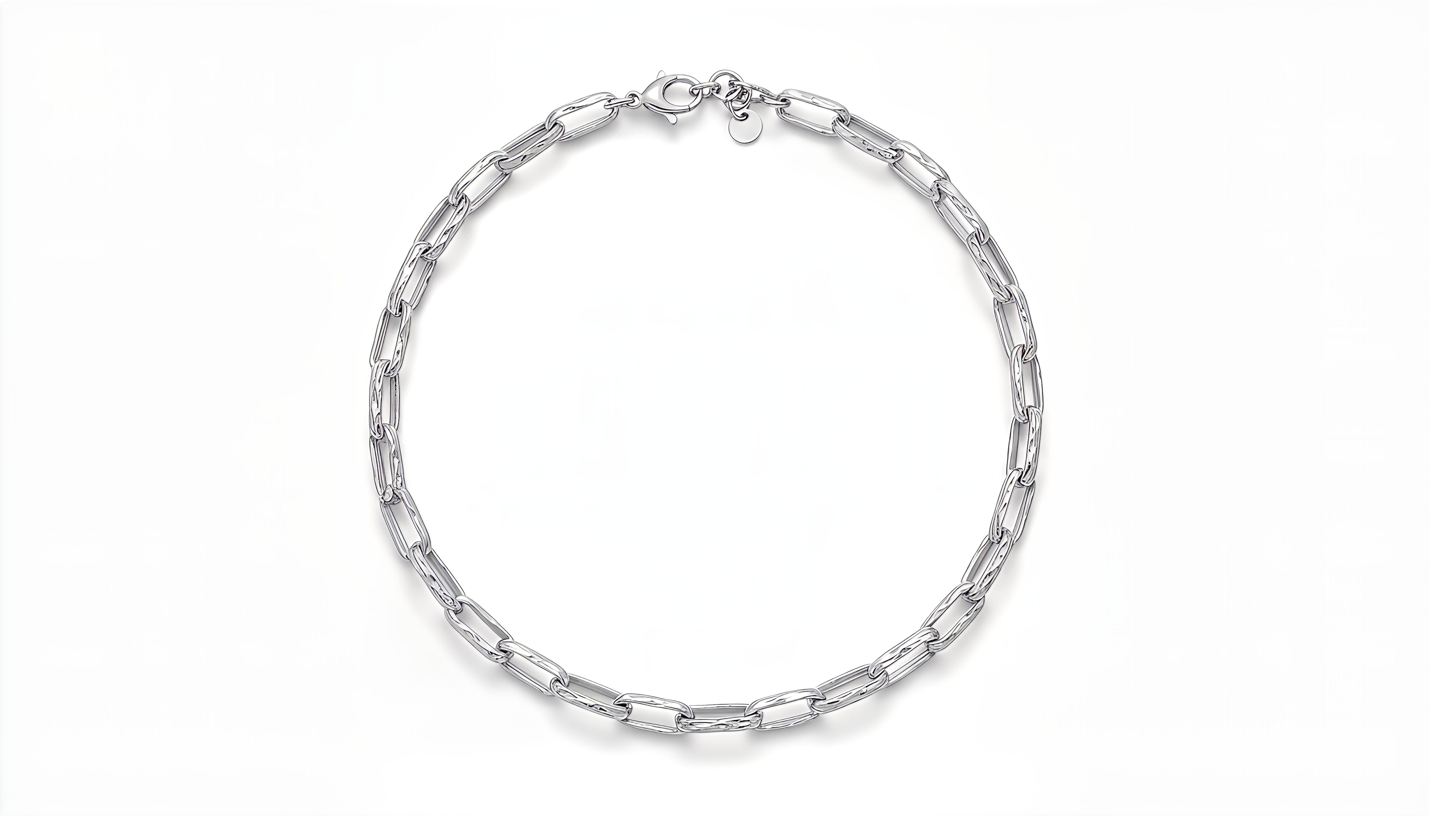 925 Silver Dubai Chain Necklace with 24KT Gold Plated