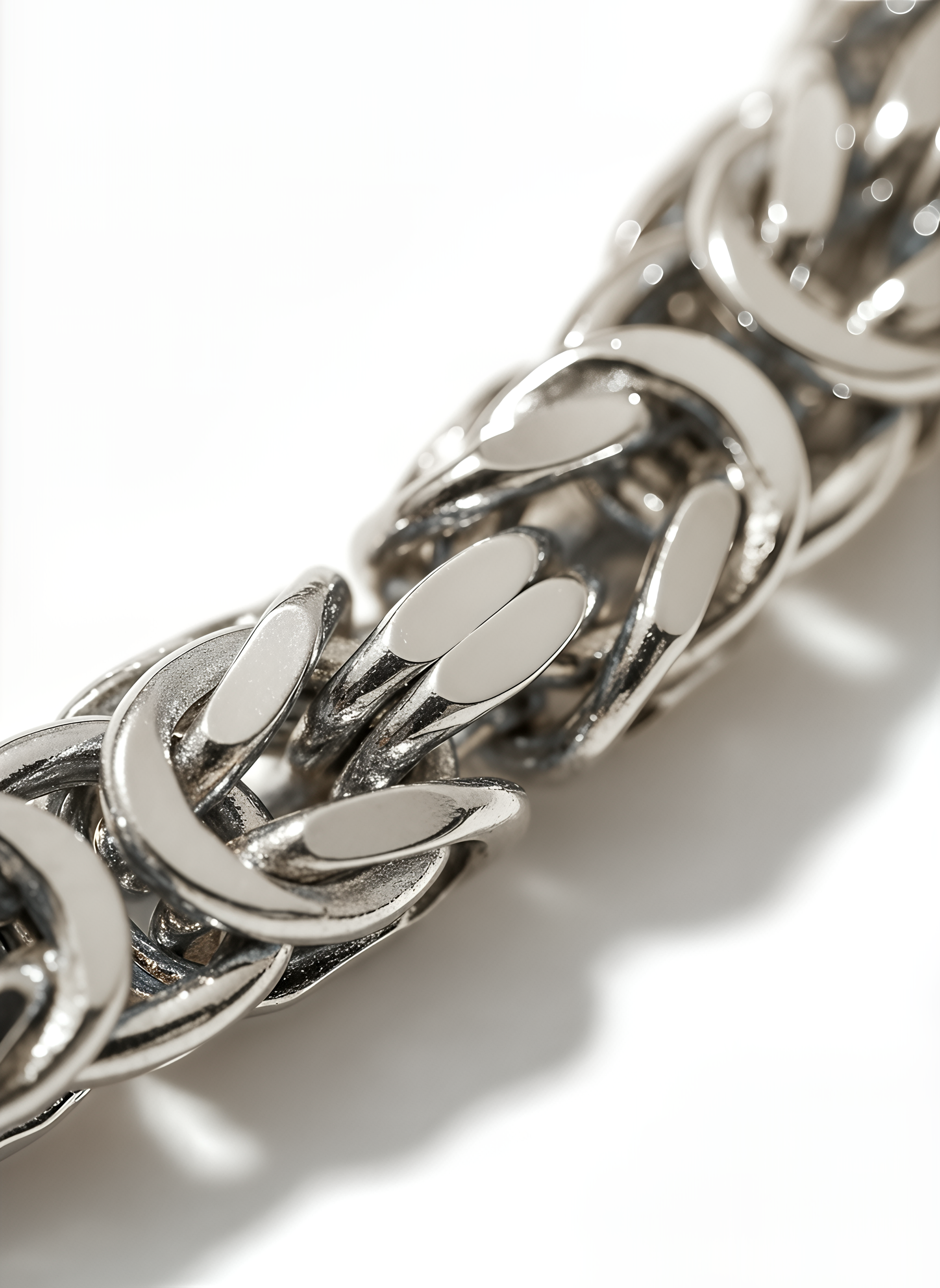 Collana Bizantina Media Dubai Argento 925 Placcata Oro 24KT