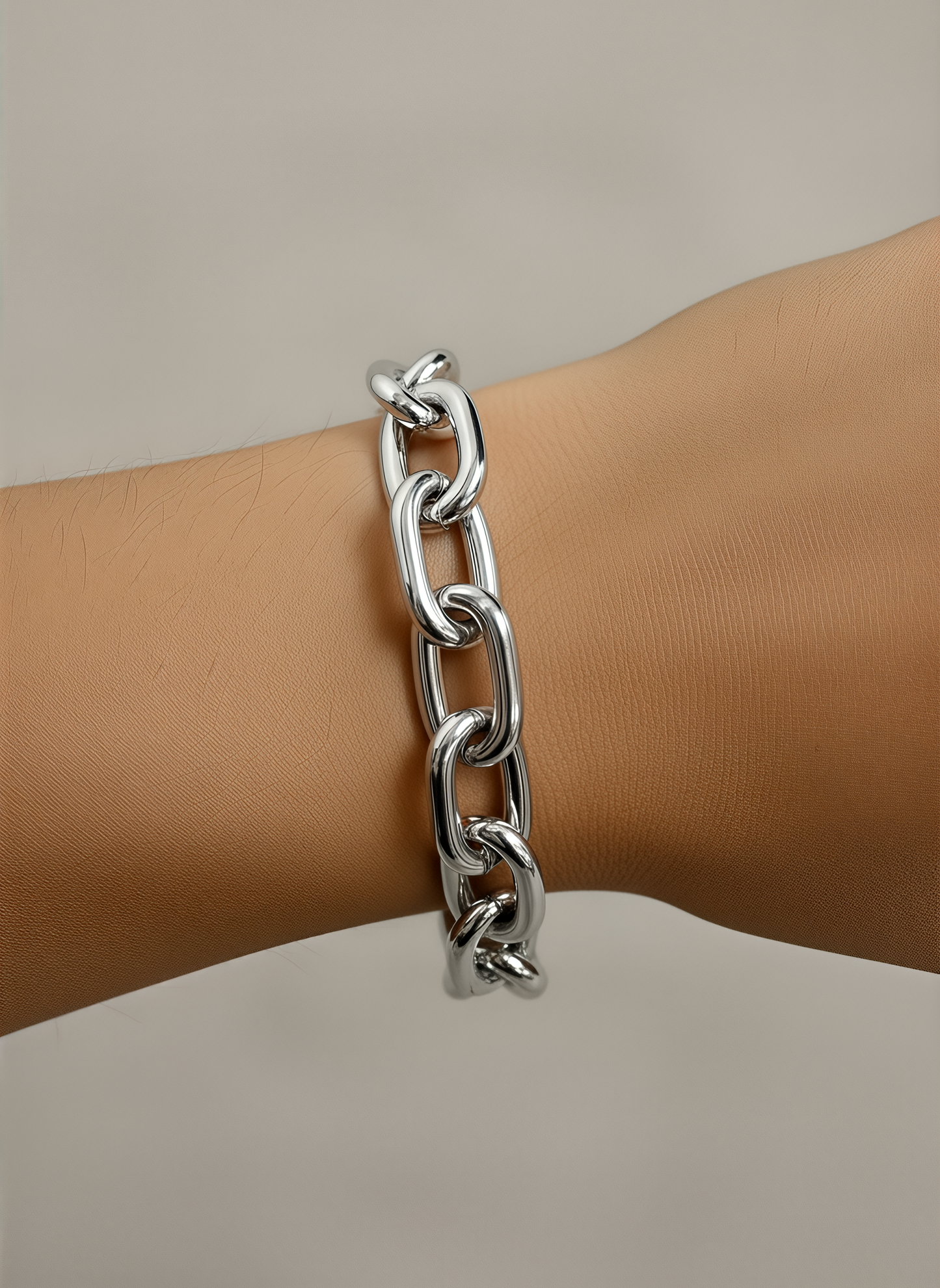 Bracciale Catena DVCCIO in Argento 925 Laminato Oro 24KT