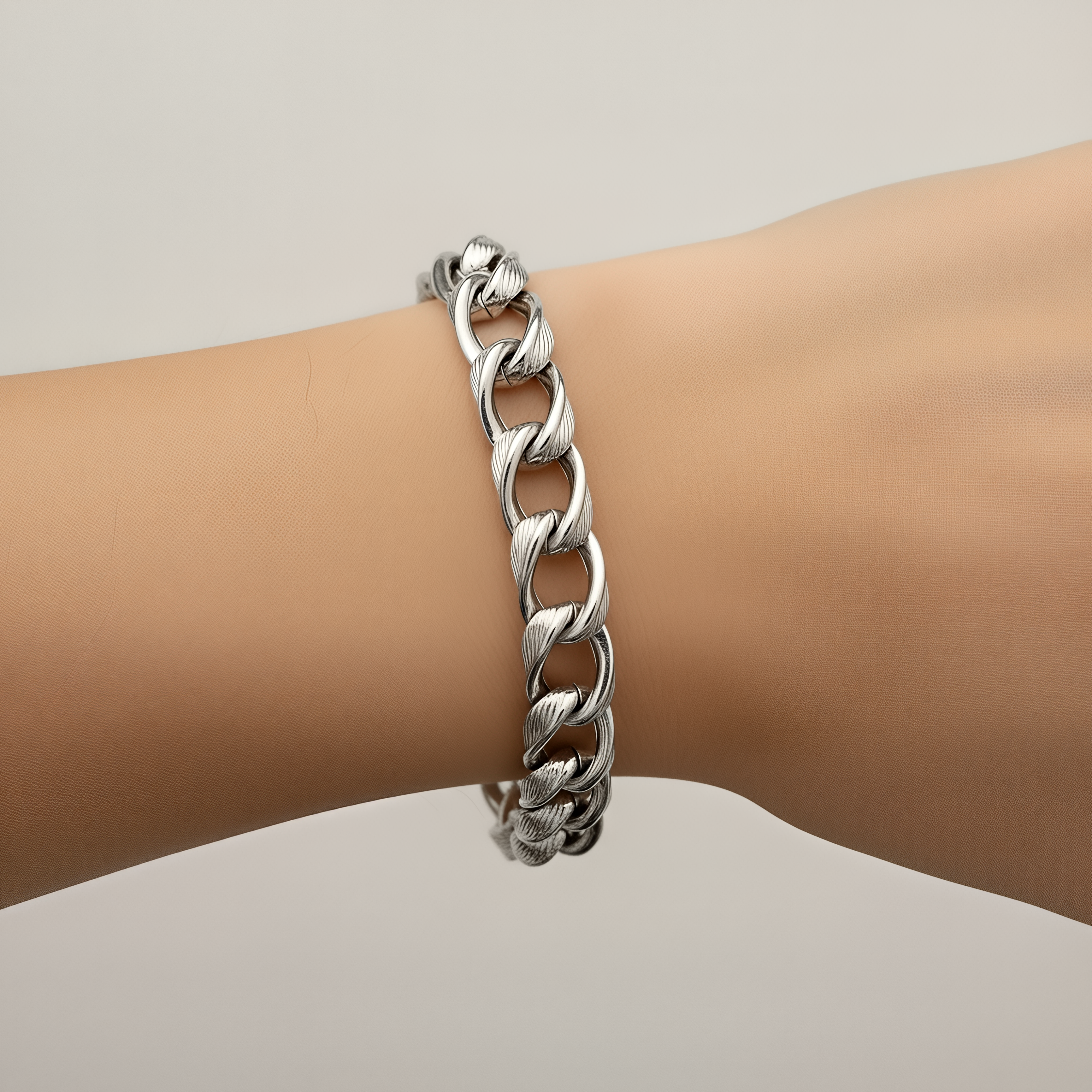 Dubai Bracelet 925 Silver Plated 24KT Gold