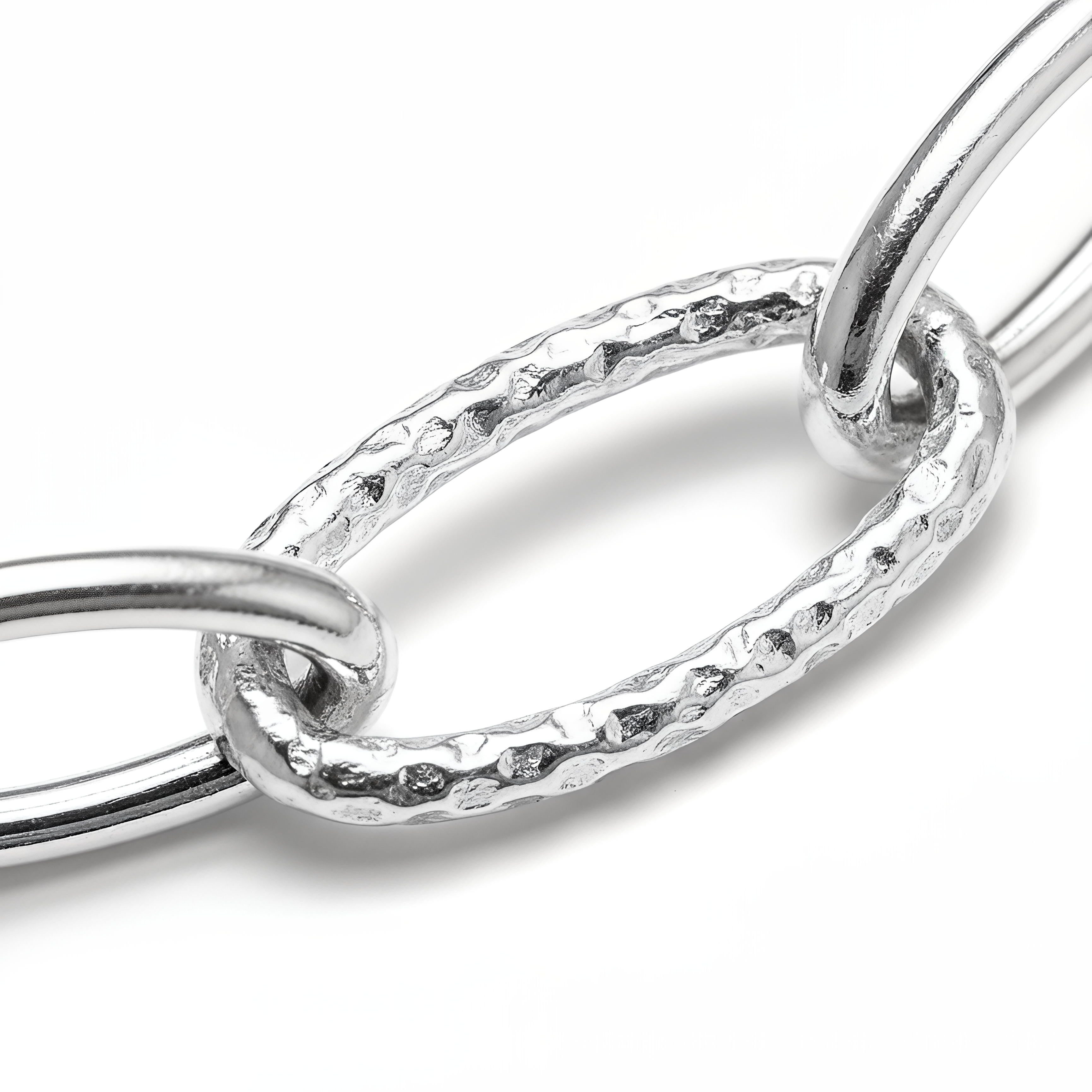 Bracciale a Catena Ovale Dubai Argento 925 Placcata Oro 24KT