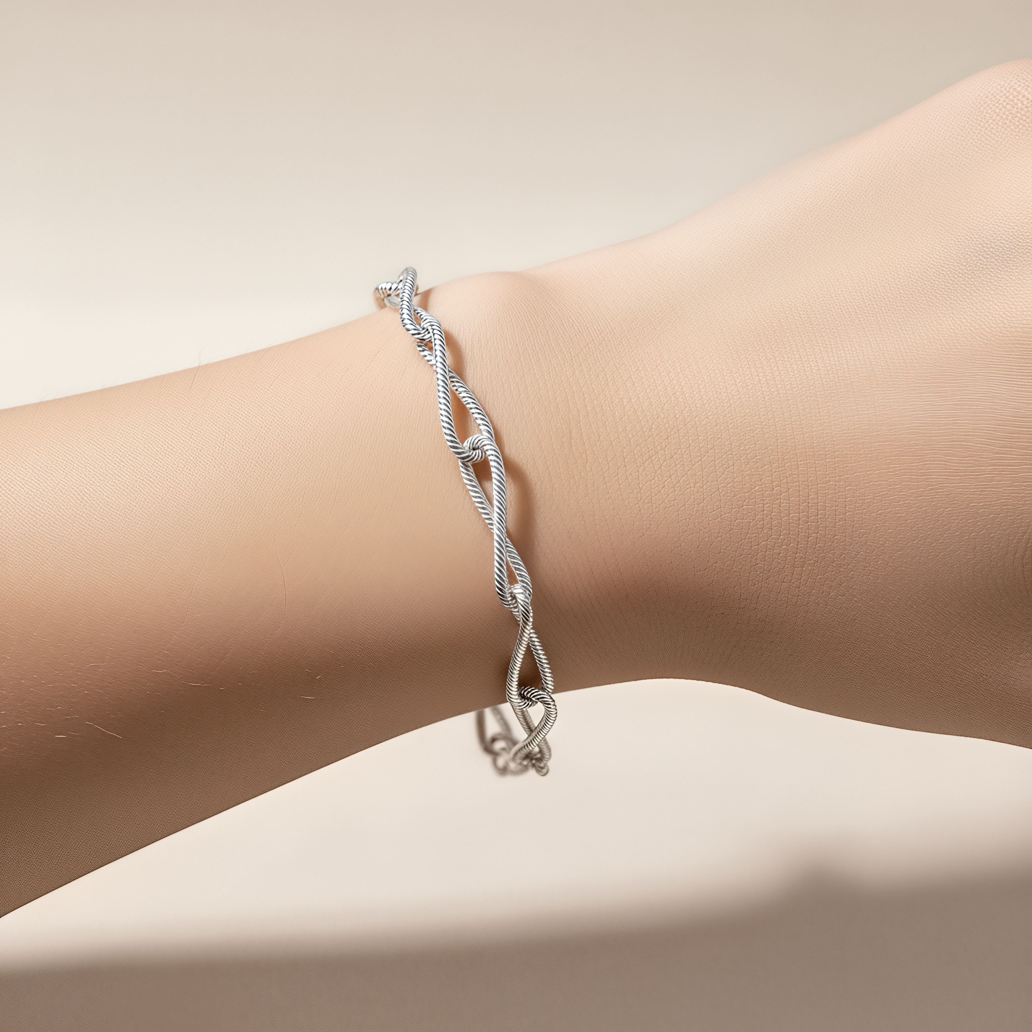 Dubai Infinity Bracelet 925 Silver 24KT Gold Plated