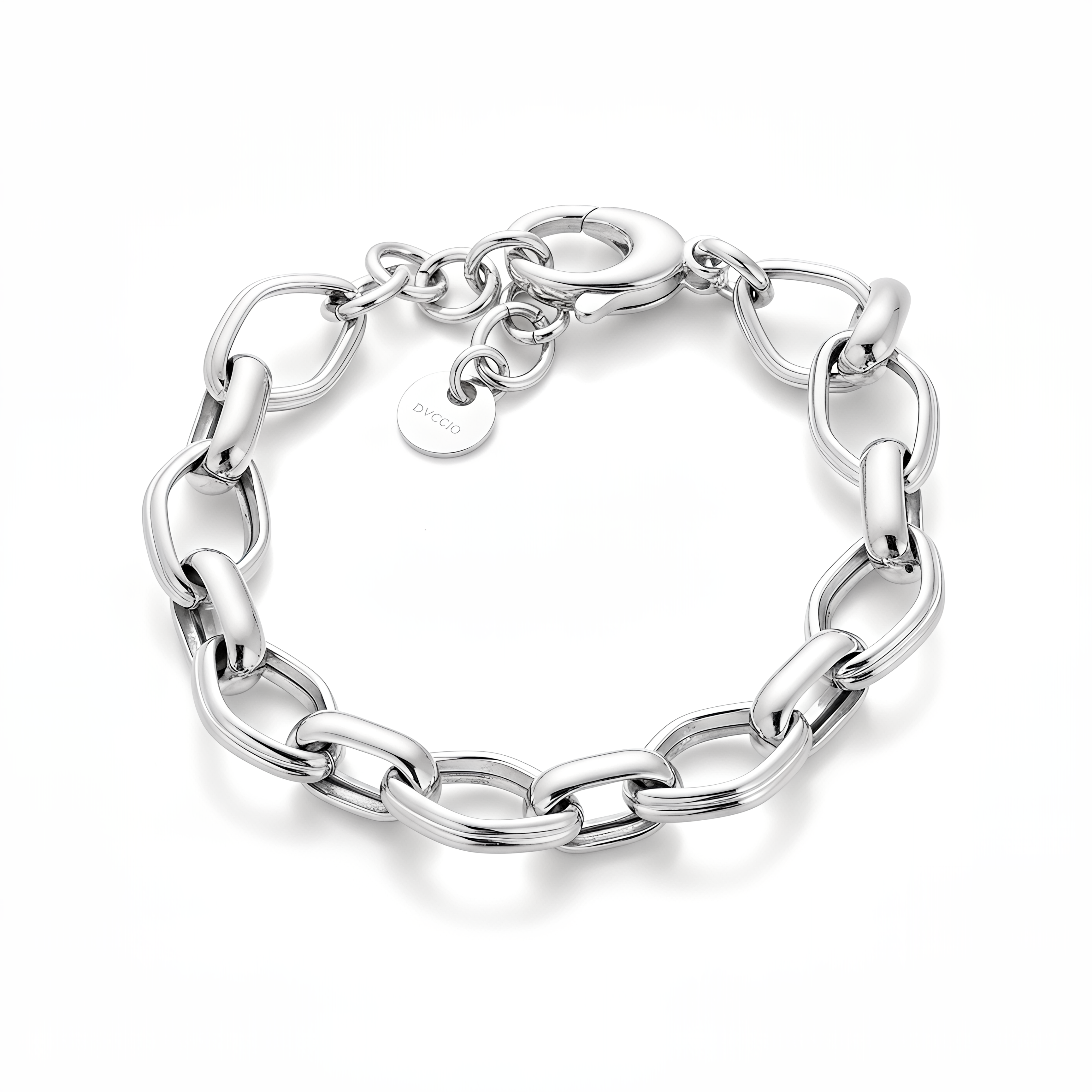 24KT Gold Plated 925 Silver Dubai Chain Bracelet