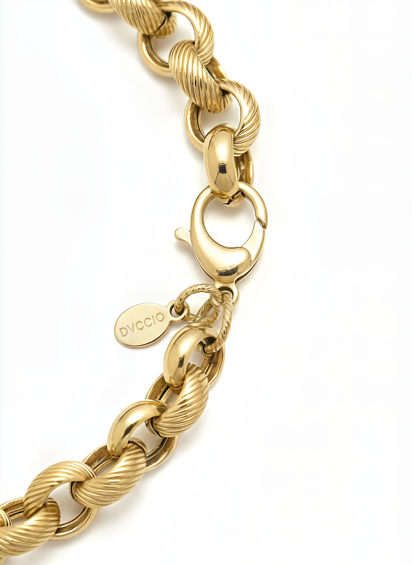 Collana Dubai in Argento 925 Placcato Oro 24KT