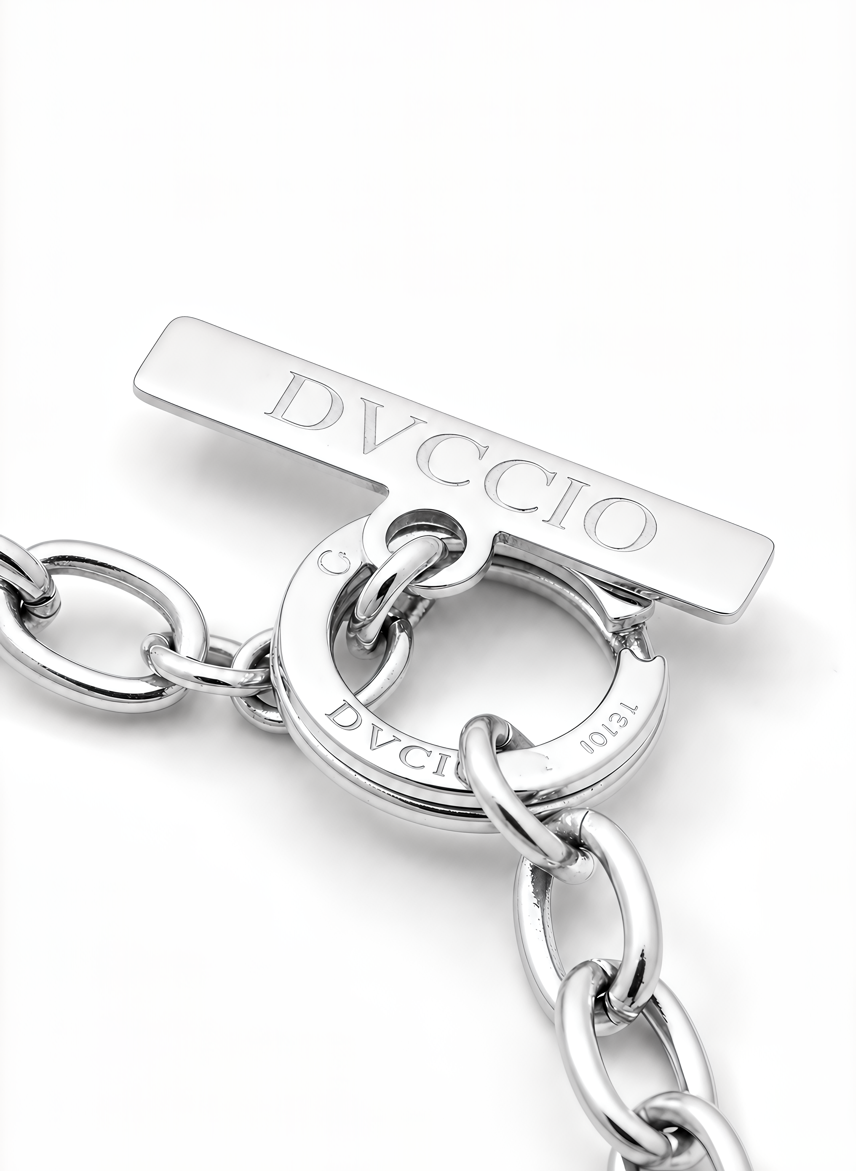 Bracciale a Catena Rolò con Charm Quadrifoglio e Cornetto Frida Argento 925 Placcata Oro 24KT
