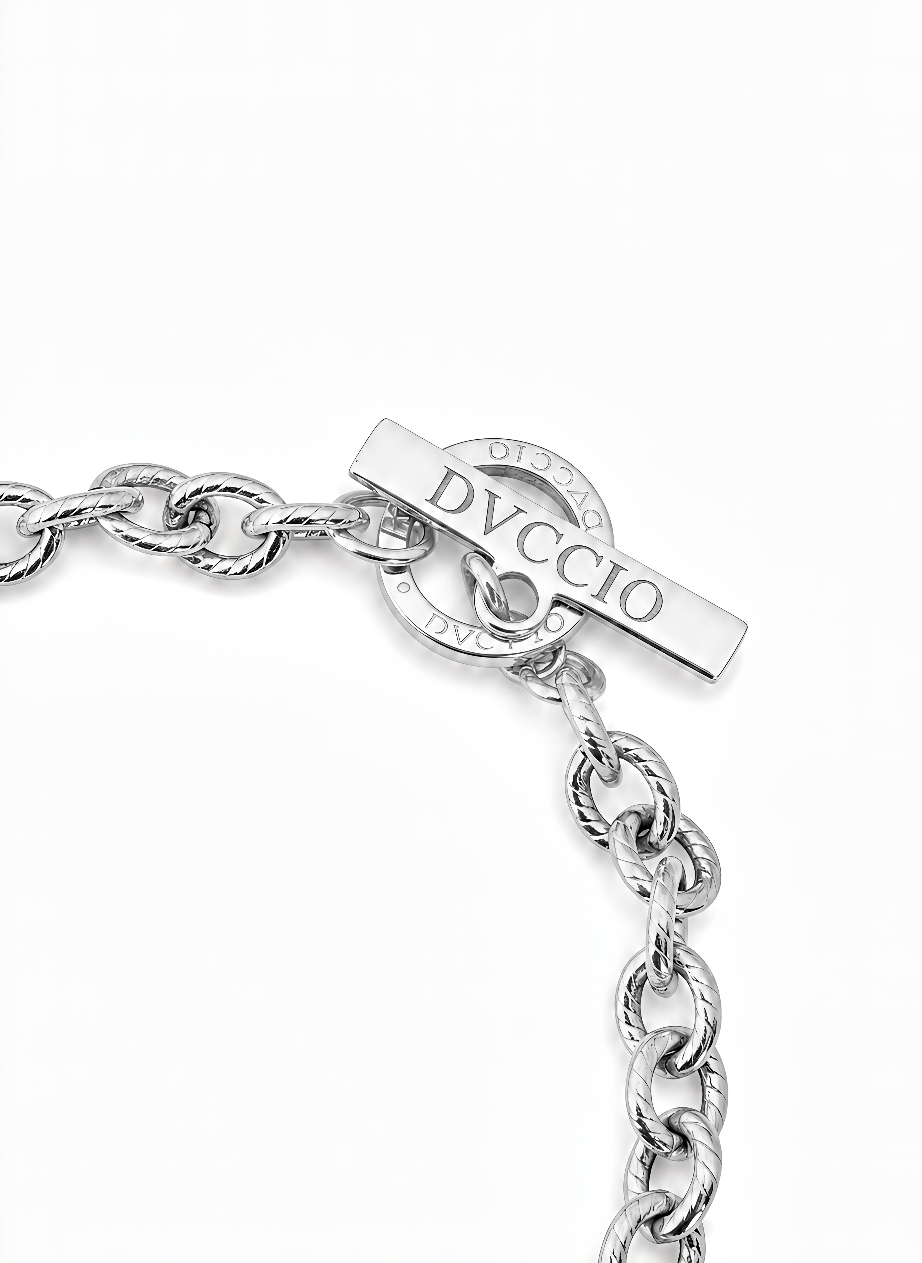 Bracciale a Catena Rolò con Charm Cuore e Corno Frida Argento 925 Placcata Oro 24KT