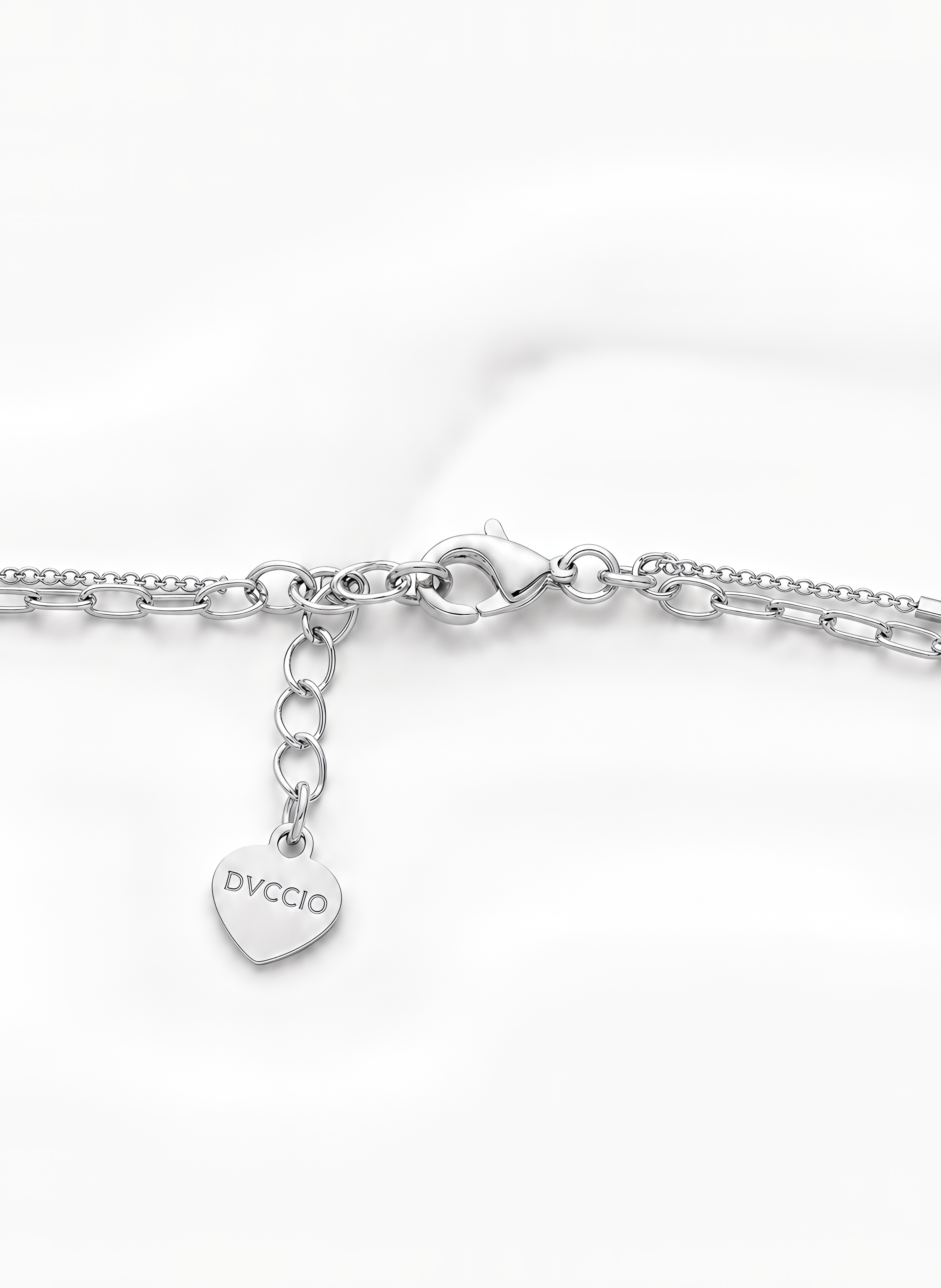 Collana con Pendenti Chérie Argento 925 Placcata Oro 24KT