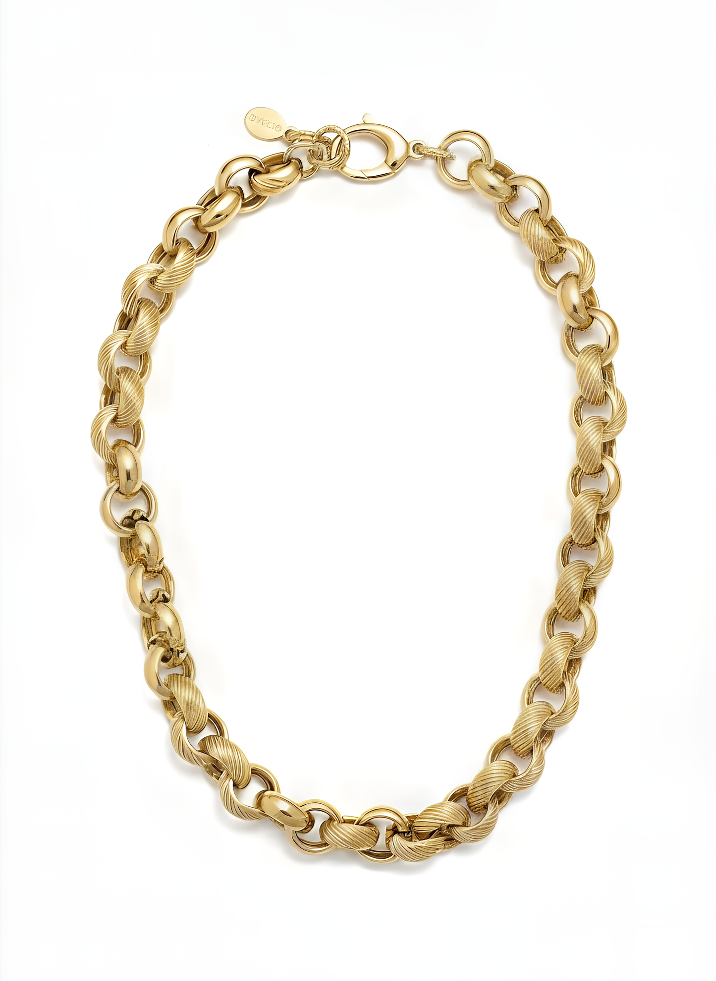 Collana Dubai in Argento 925 Placcato Oro 24KT