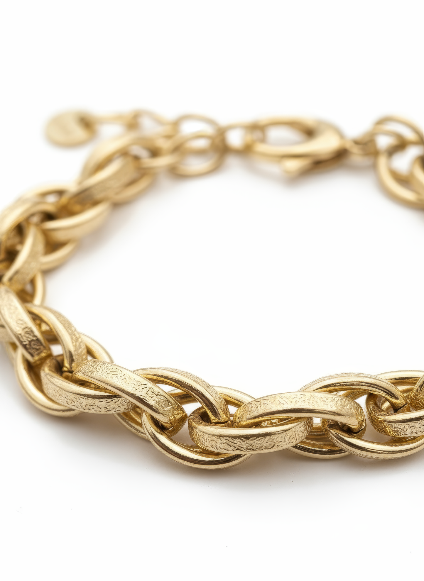 Bracciale Dubai in Argento 925 Laminato Oro 24KT