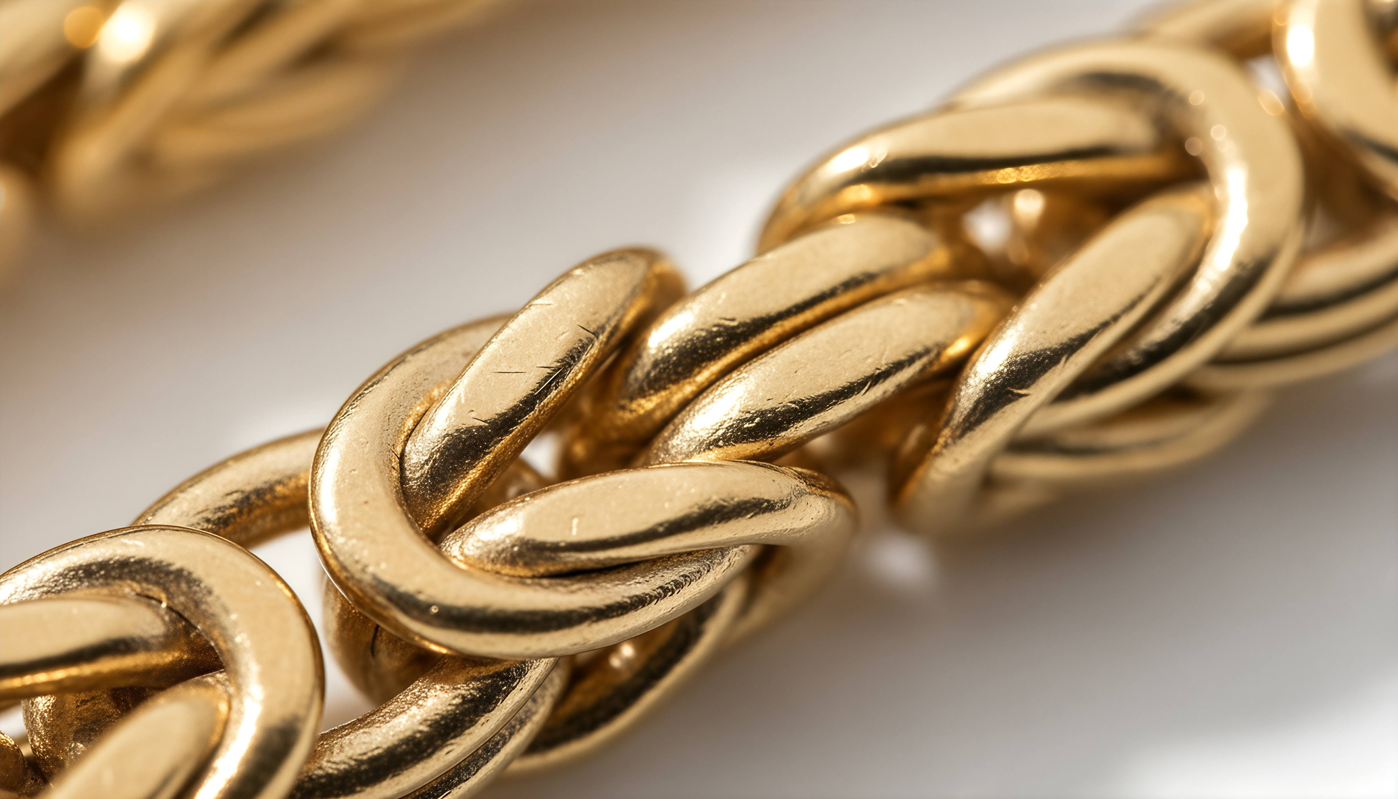 Bracciale a Maglia Bizantina Media Dubai Argento 925 Placcata Oro 24KT