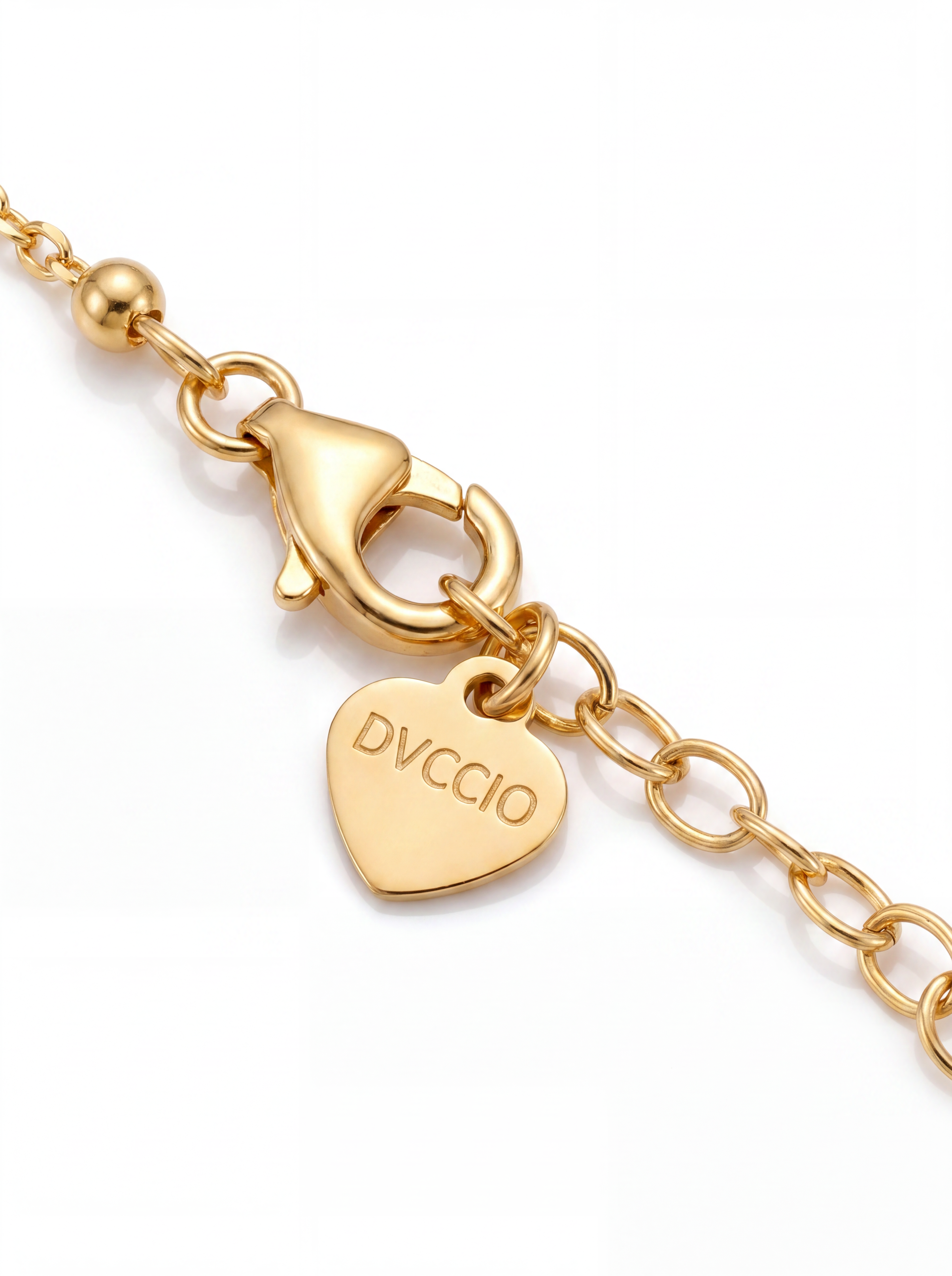 Collana a Sfere Diamantate Rewind Argento 925 Placcata Oro 24KT