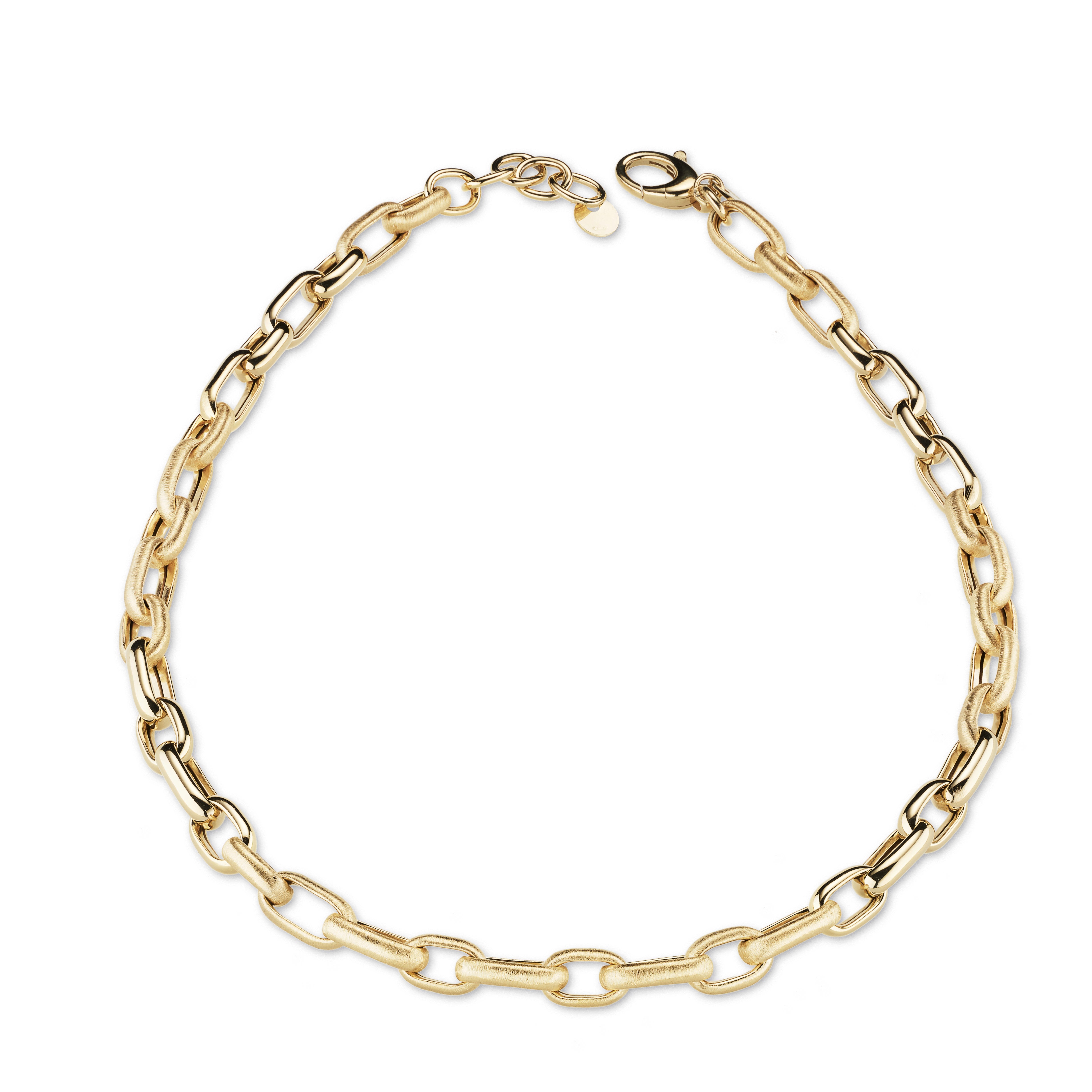 Collana donna Divina in Argento 925 con laminatura in Oro 24KT