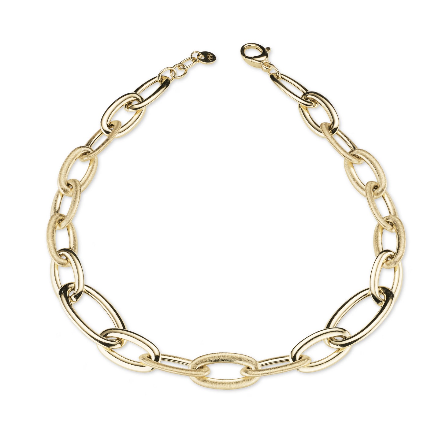 DIVINA | Girocollo donna in Argento 925 e Laminatura in Oro 24Kt a spessore.