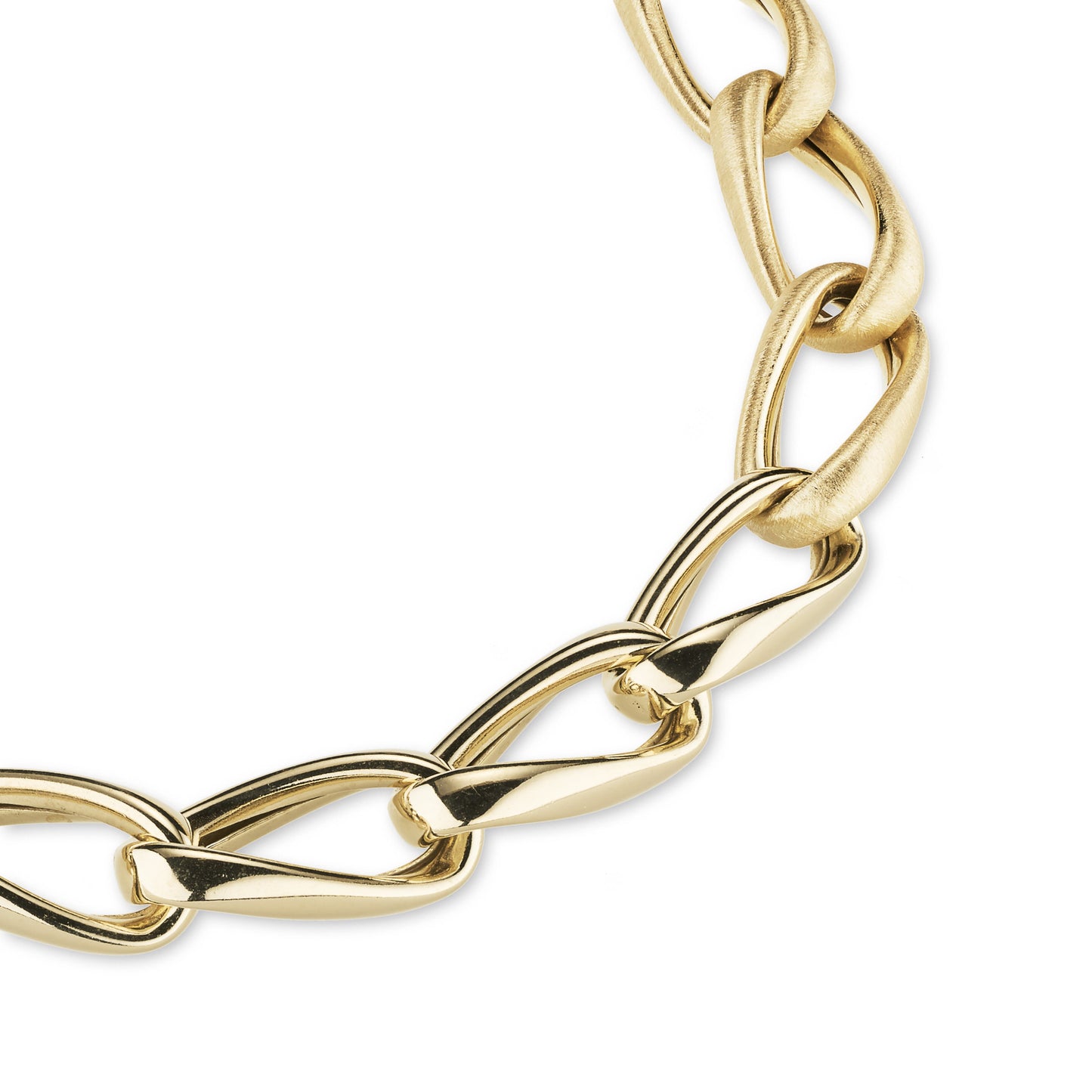 DIVINA | Girocollo donna in Argento 925 e Laminatura in Oro 24Kt a spessore.