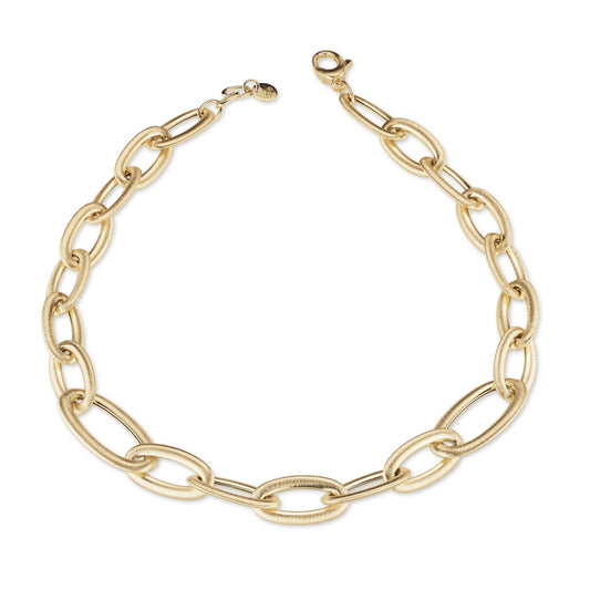 DIVINA | Girocollo donna in Argento 925 e Laminatura in Oro 24Kt a spessore.