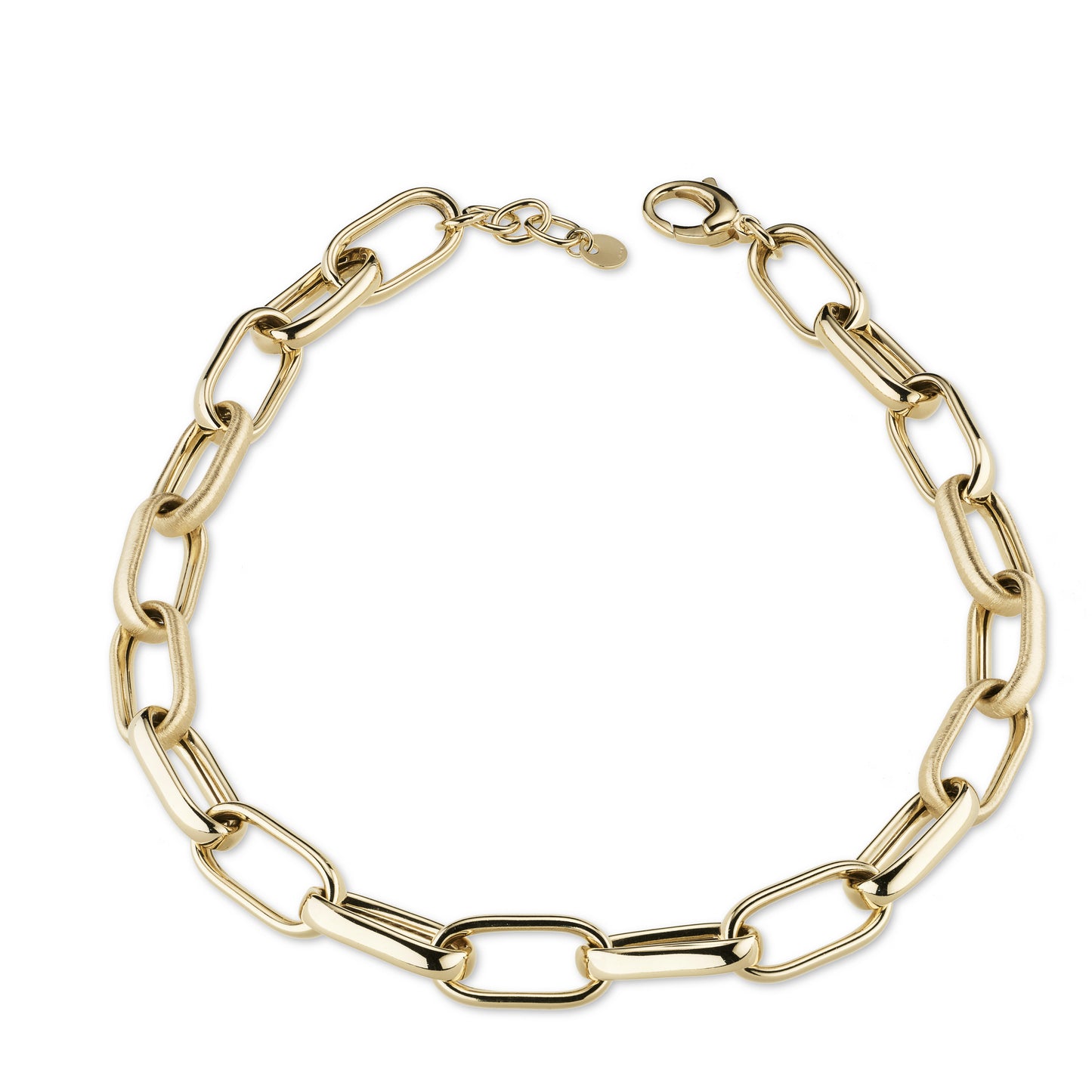 DIVINA | Girocollo donna in Argento 925 e Laminatura in Oro 24Kt a spessore.